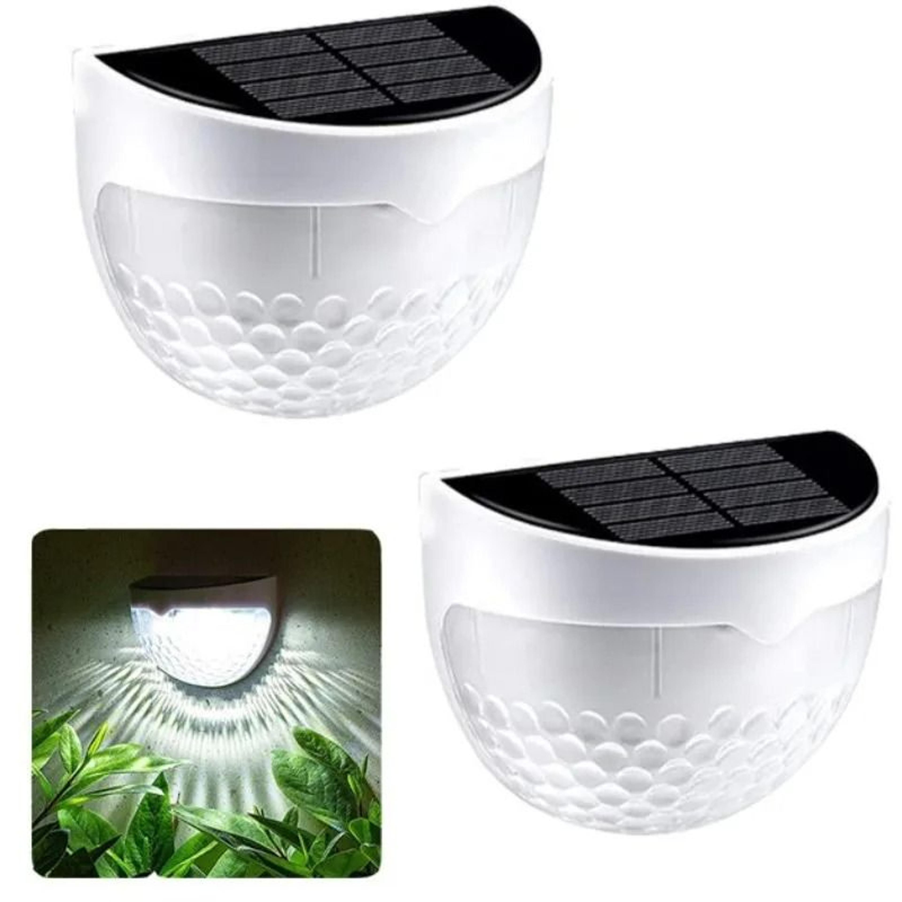 Solar Fence Wall Lights For Elegant Garden Path And Terrace Ambience 4