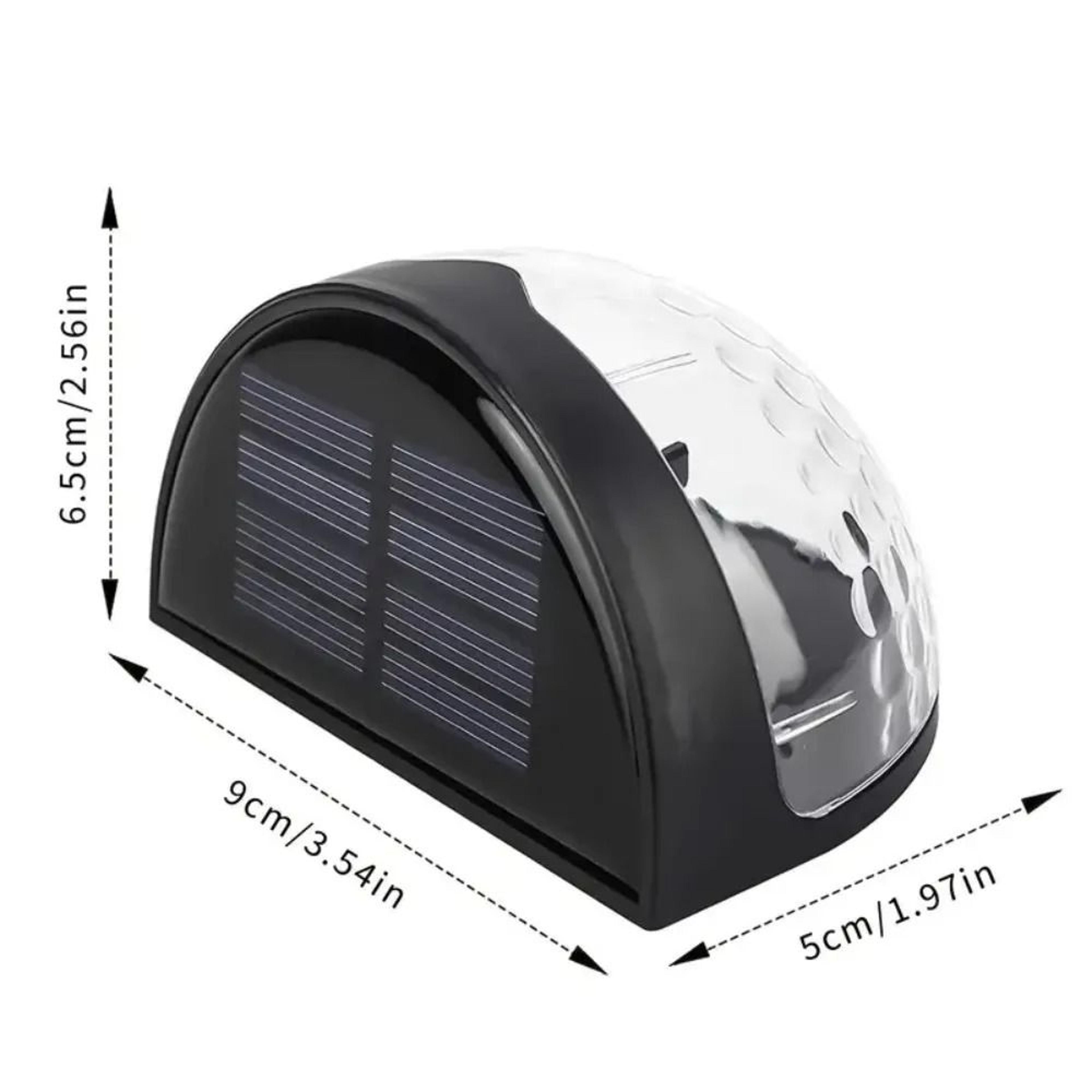 Solar Fence Wall Lights For Elegant Garden Path And Terrace Ambience 5
