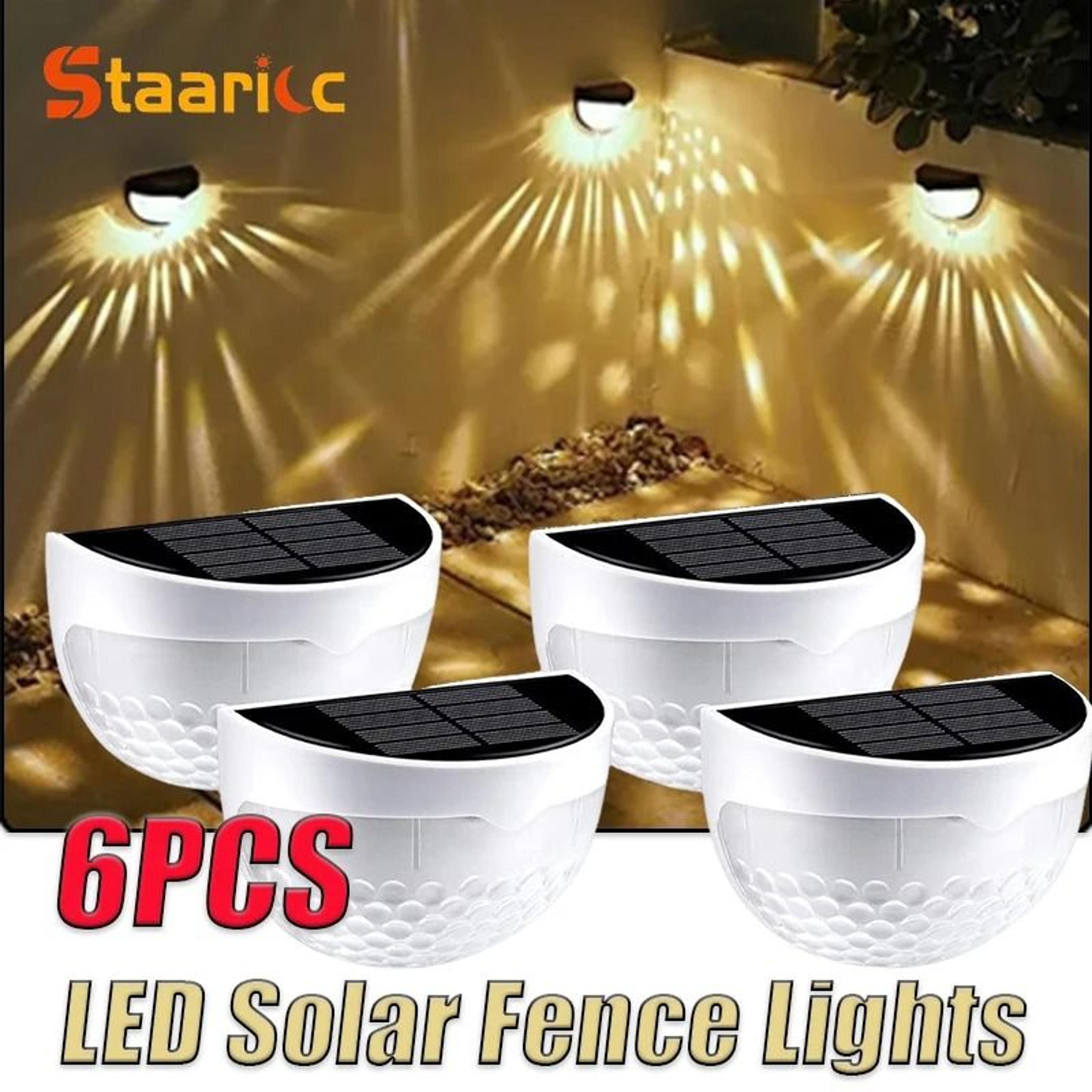 Solar Fence Wall Lights For Elegant Garden Path And Terrace Ambience 10