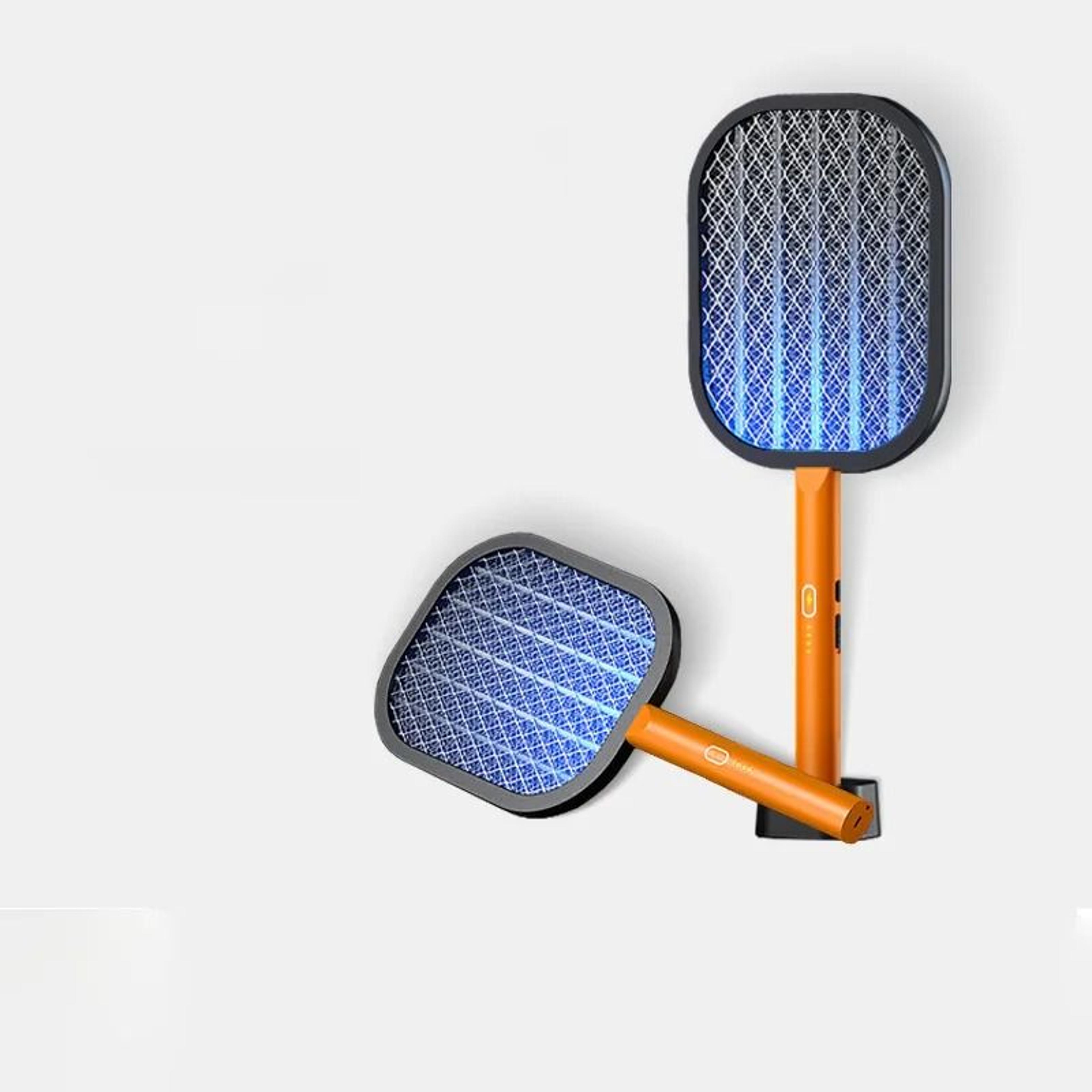 Rechargeable Two In One Mosquito Swatter With Automatic UV Trap Light 0