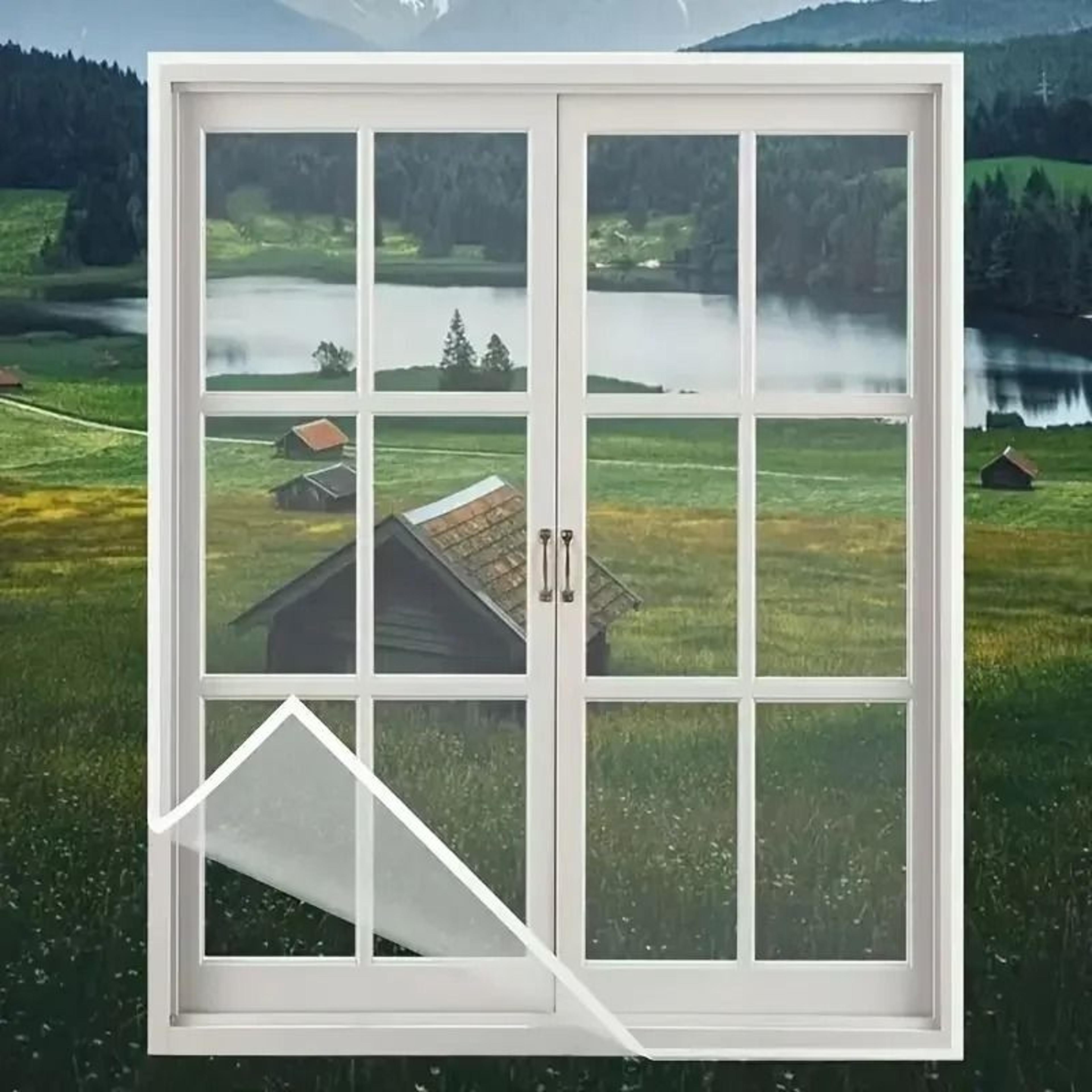 White Mosquito Screen Mesh For Doors Windows Fresh Air Protection 5