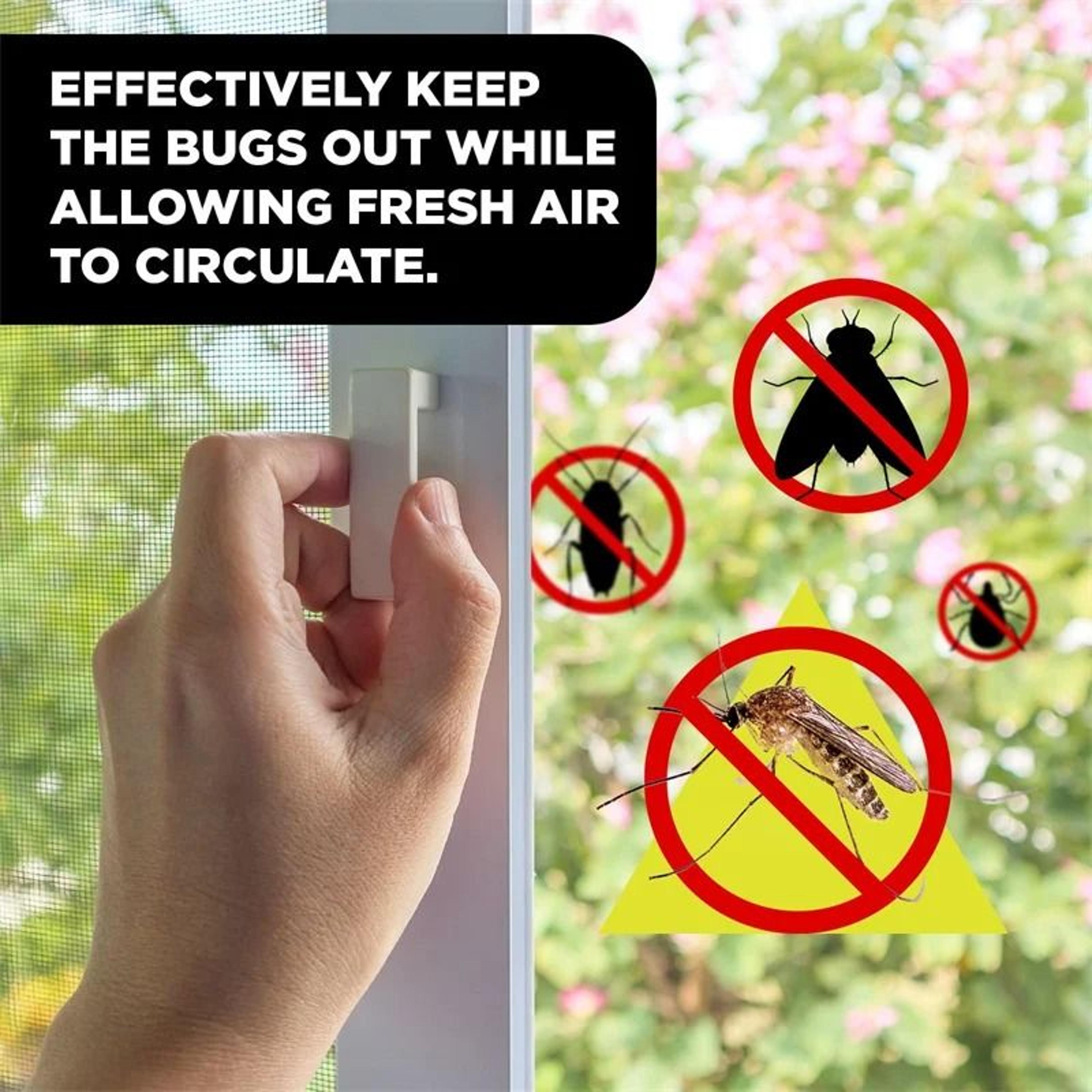 Durable Fiberglass Window Screen Mesh Replacement For Doors And Bug Protection 8