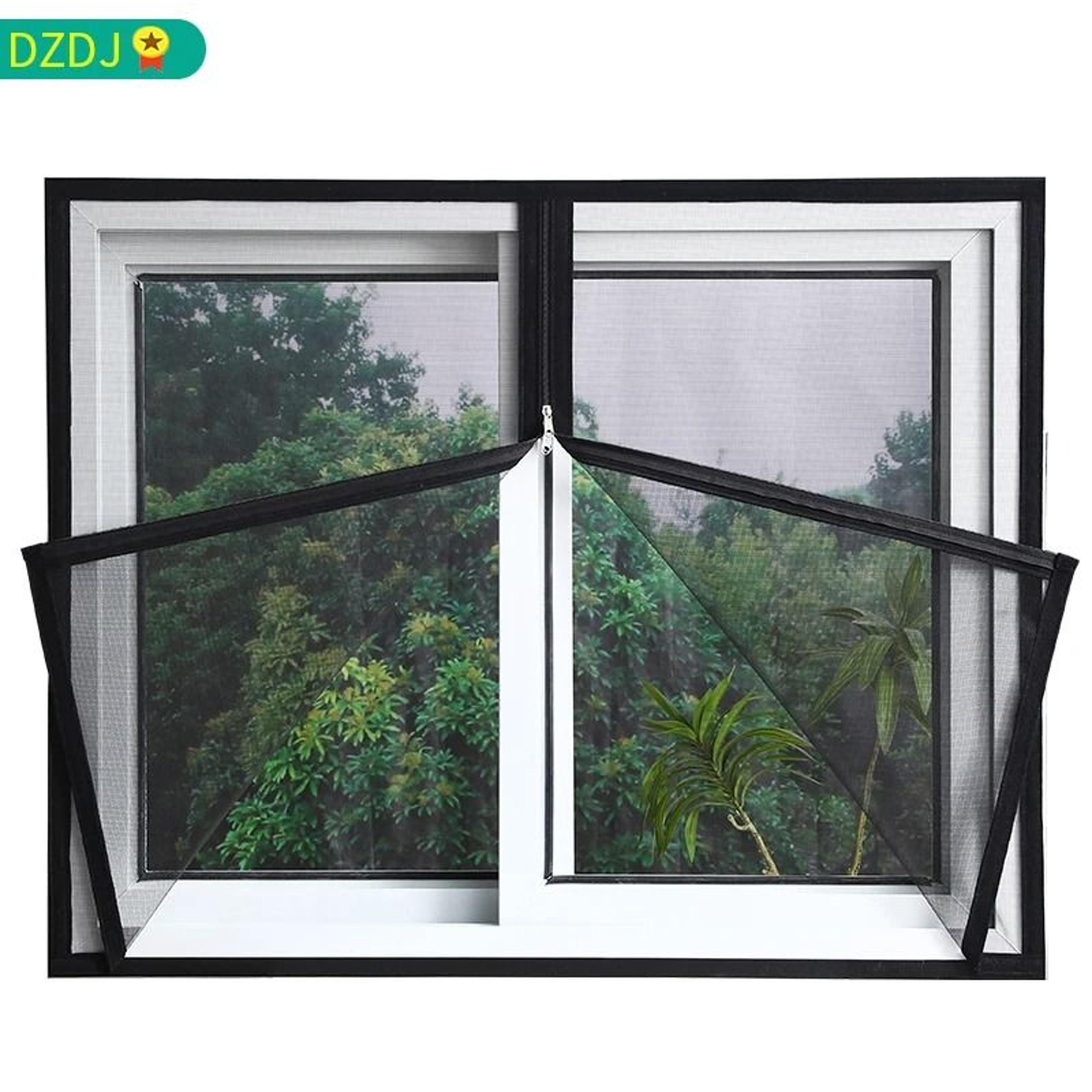 Custom Size Zipper Mosquito Window Screen Mesh For Easy Bug Protection 5