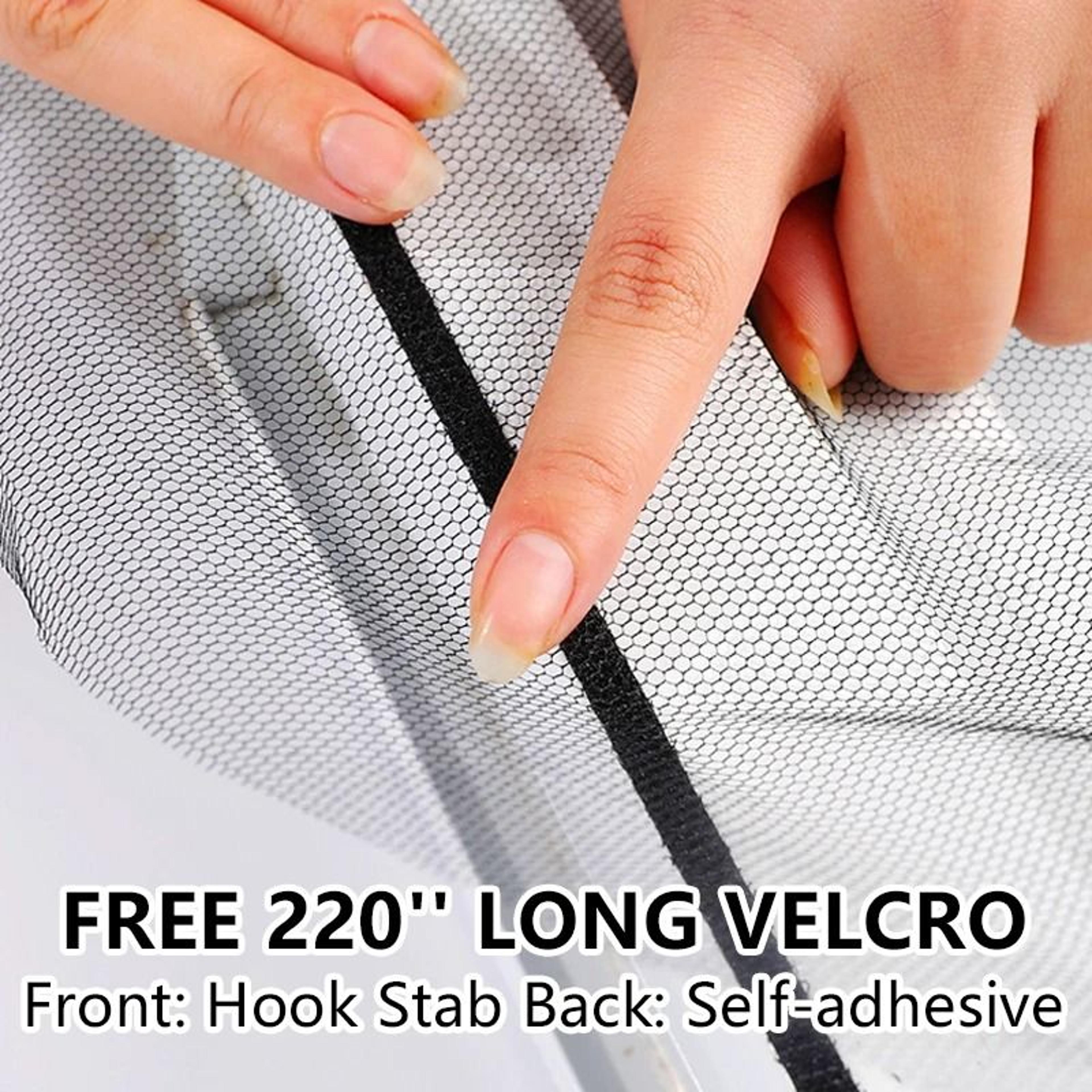 Self Adhesive Mosquito Window Screen Cut To Fit Insect Mesh Net 15