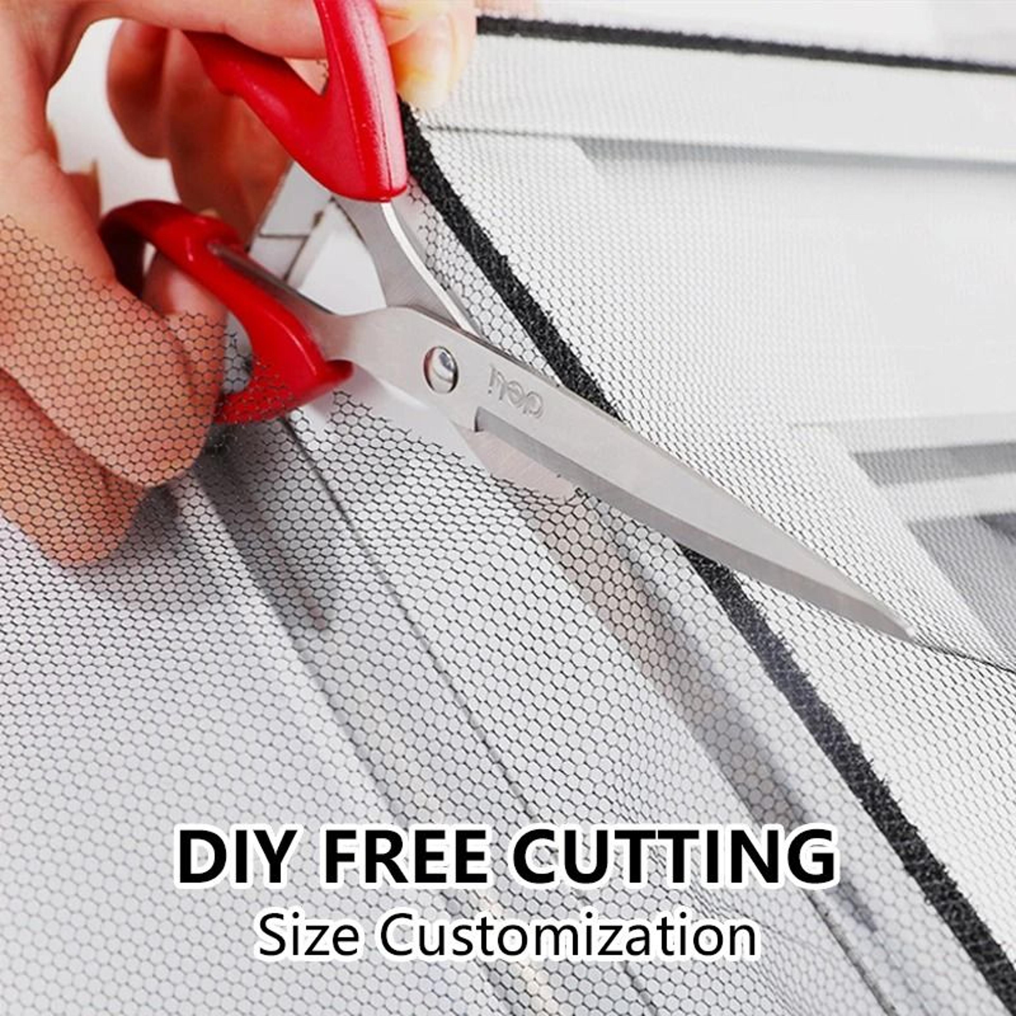 Self Adhesive Mosquito Window Screen Cut To Fit Insect Mesh Net 17