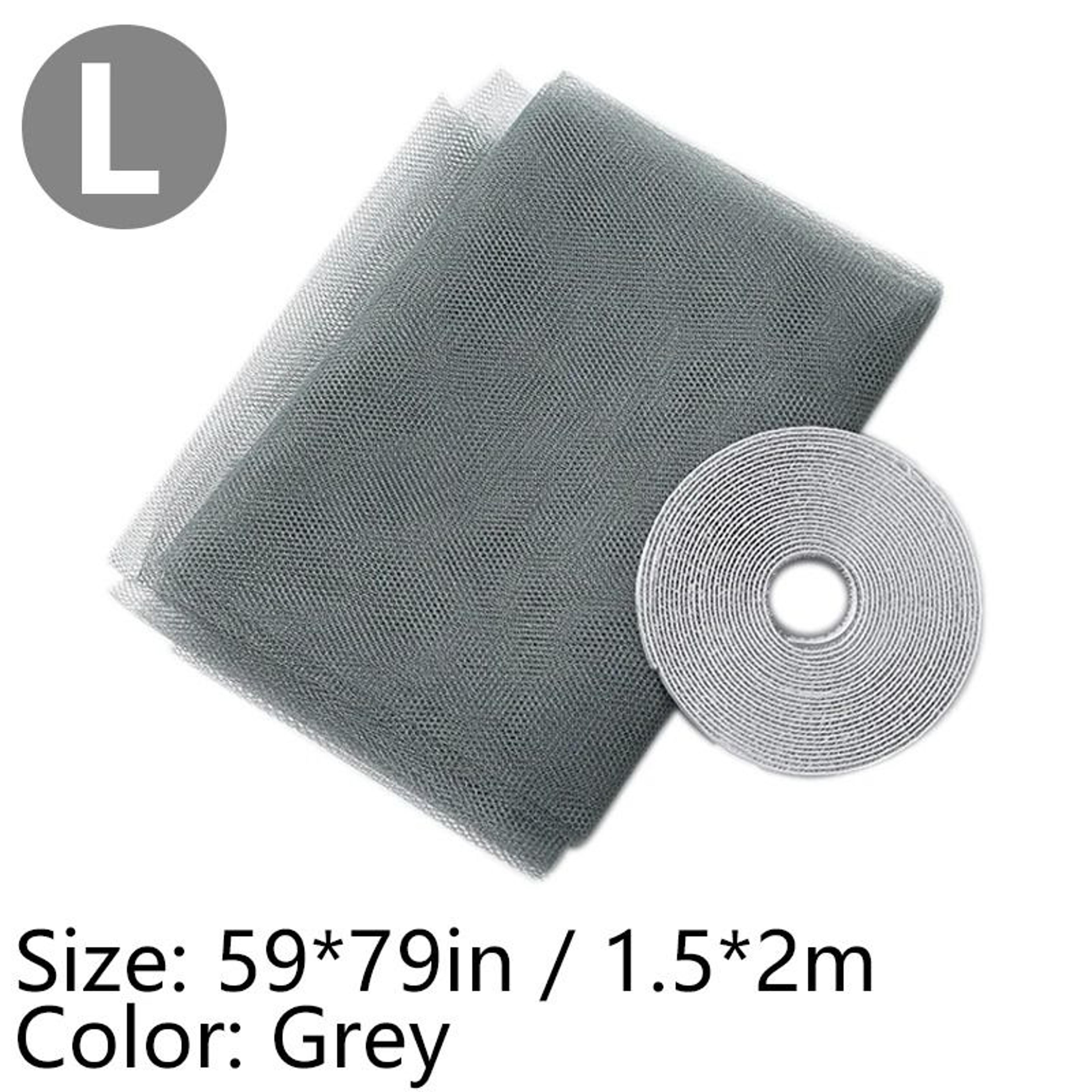 Self Adhesive Mosquito Window Screen Cut To Fit Insect Mesh Net 5