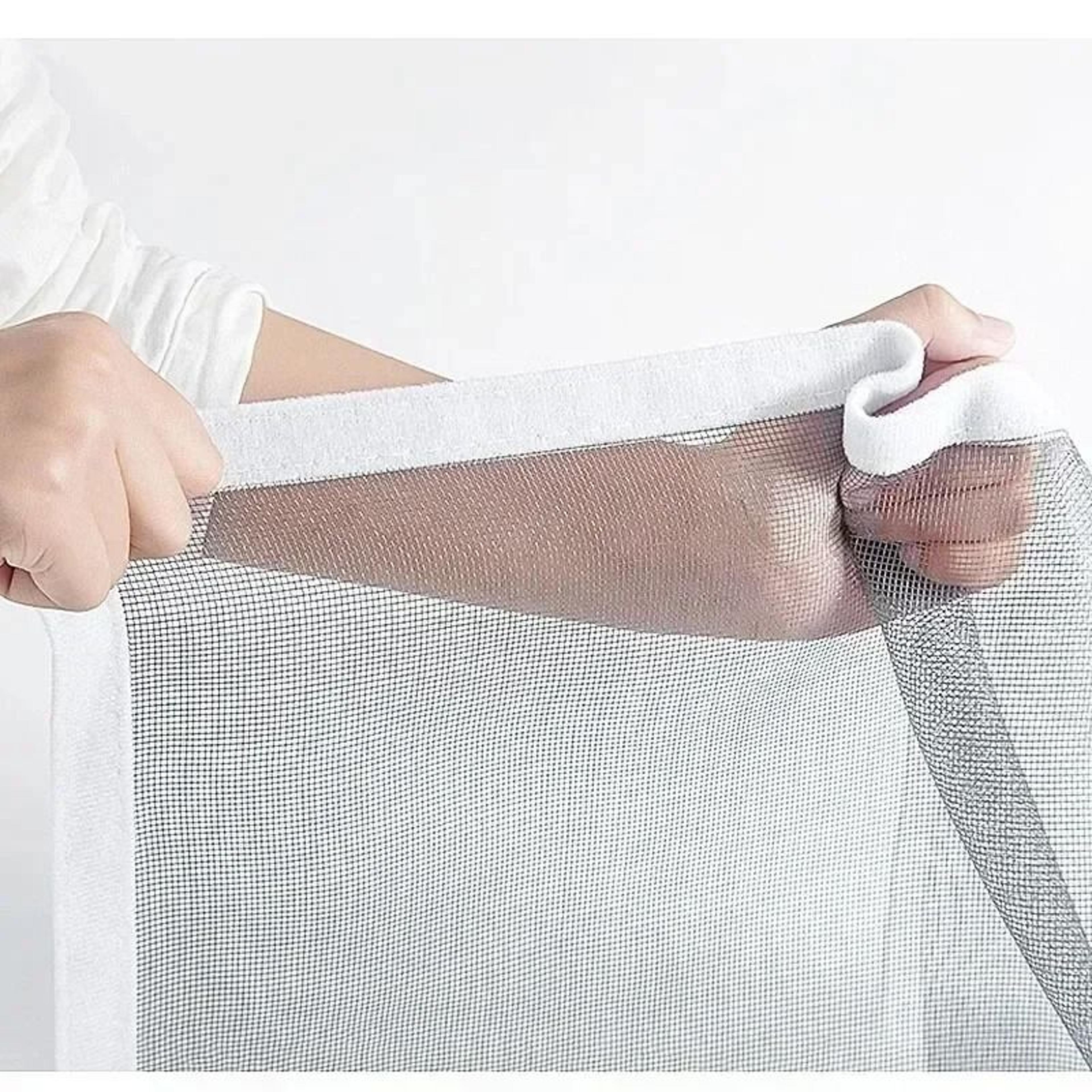 Reusable Self Adhesive Window Screen Mesh For Custom Mosquito Protection Home 4