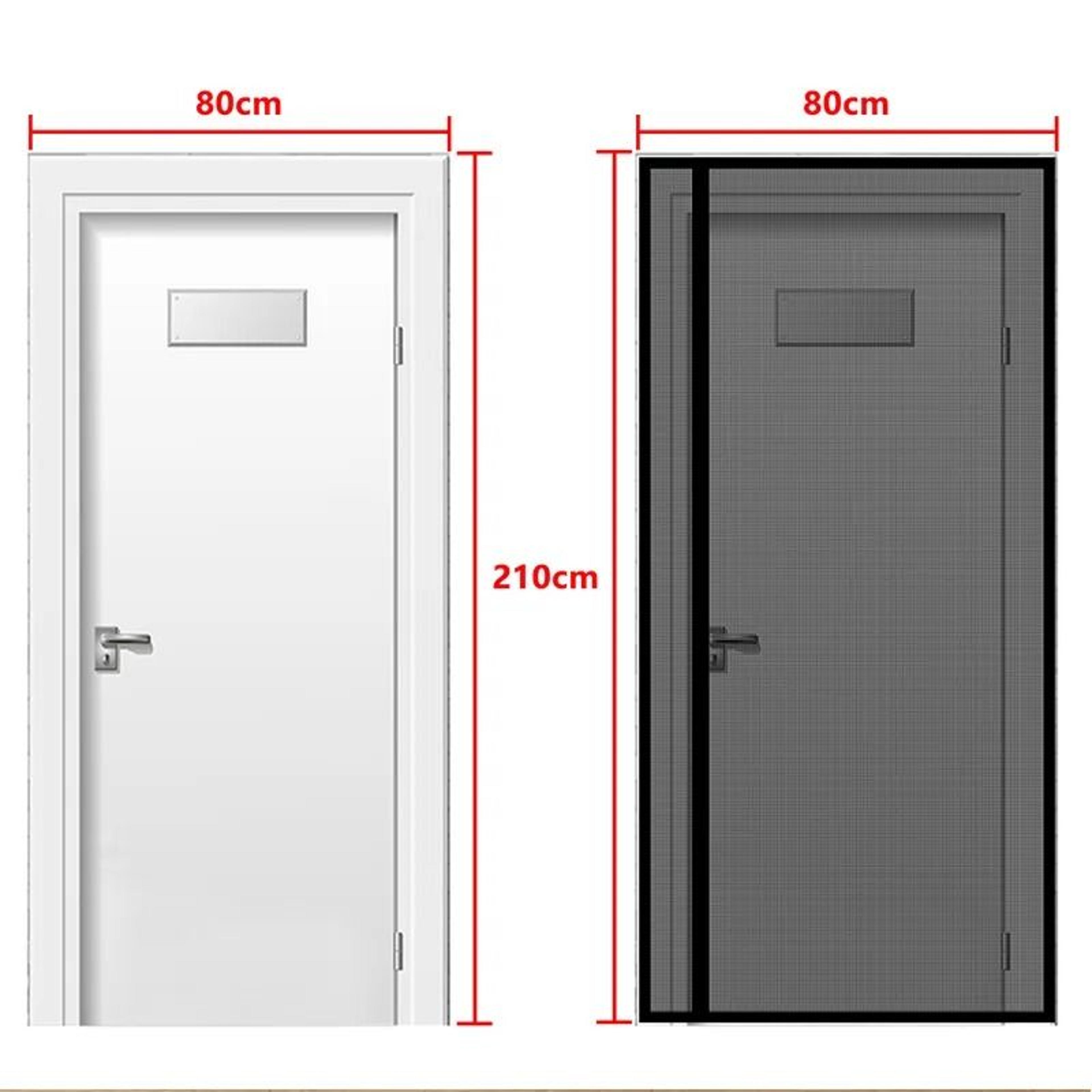 Automatic Magnetic Mosquito Door Screen Black Mesh For Fresh Air Protection 1