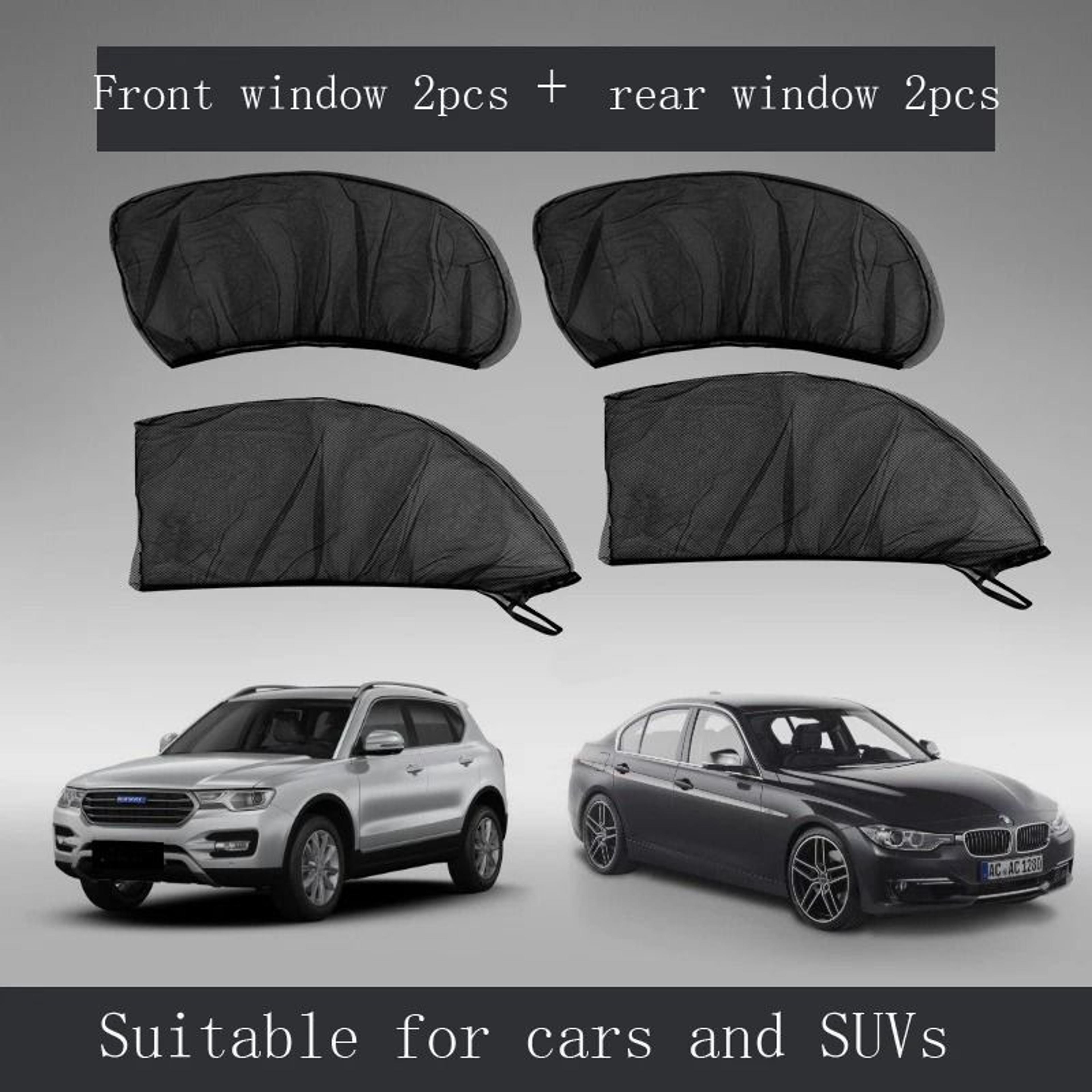 Universal Car Window Mosquito Sunshade Mesh Keeps Passengers Cooler Bugs Away 3