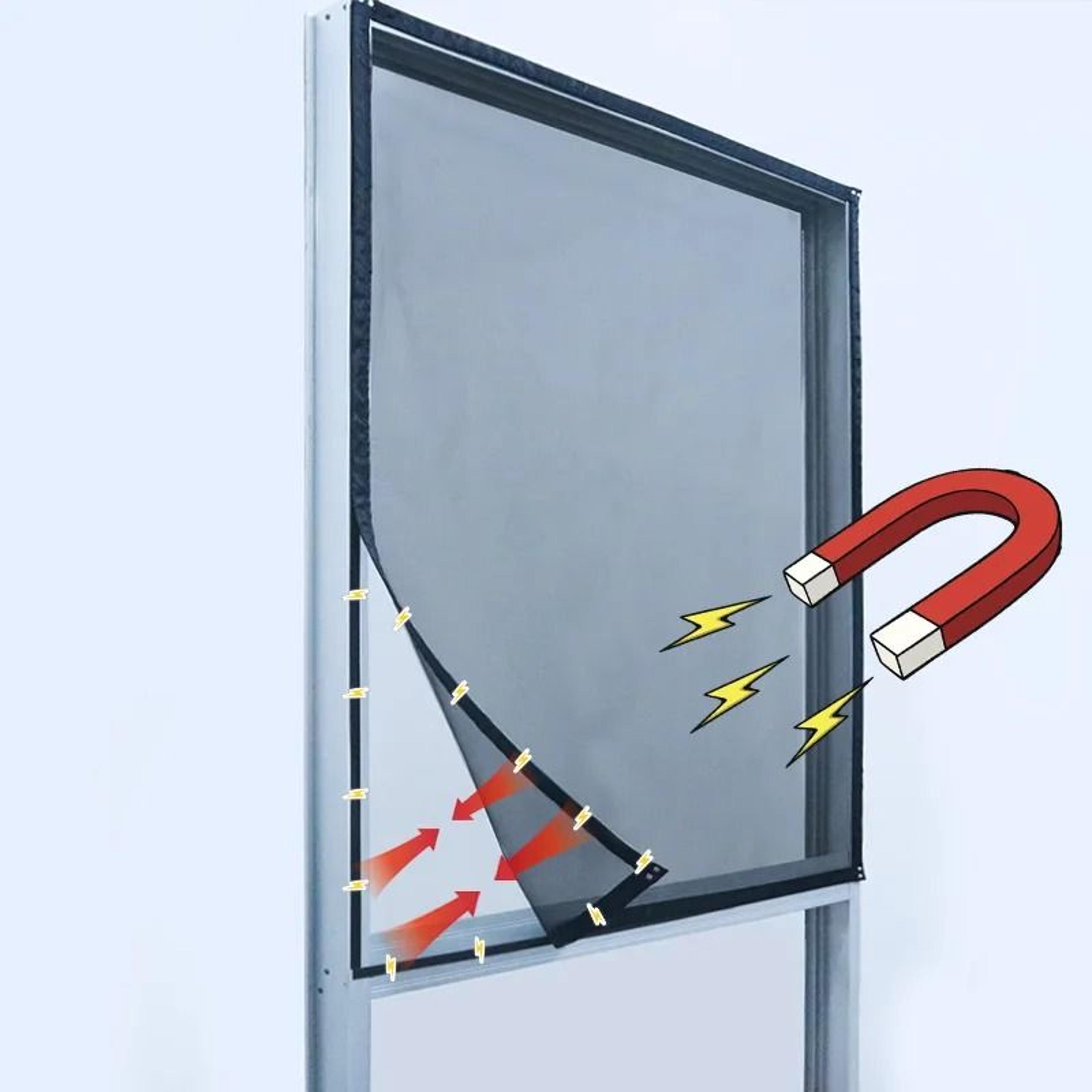 Custom Magnetic Mosquito Window Screen Keeps Bugs Out And Air Flowing 0