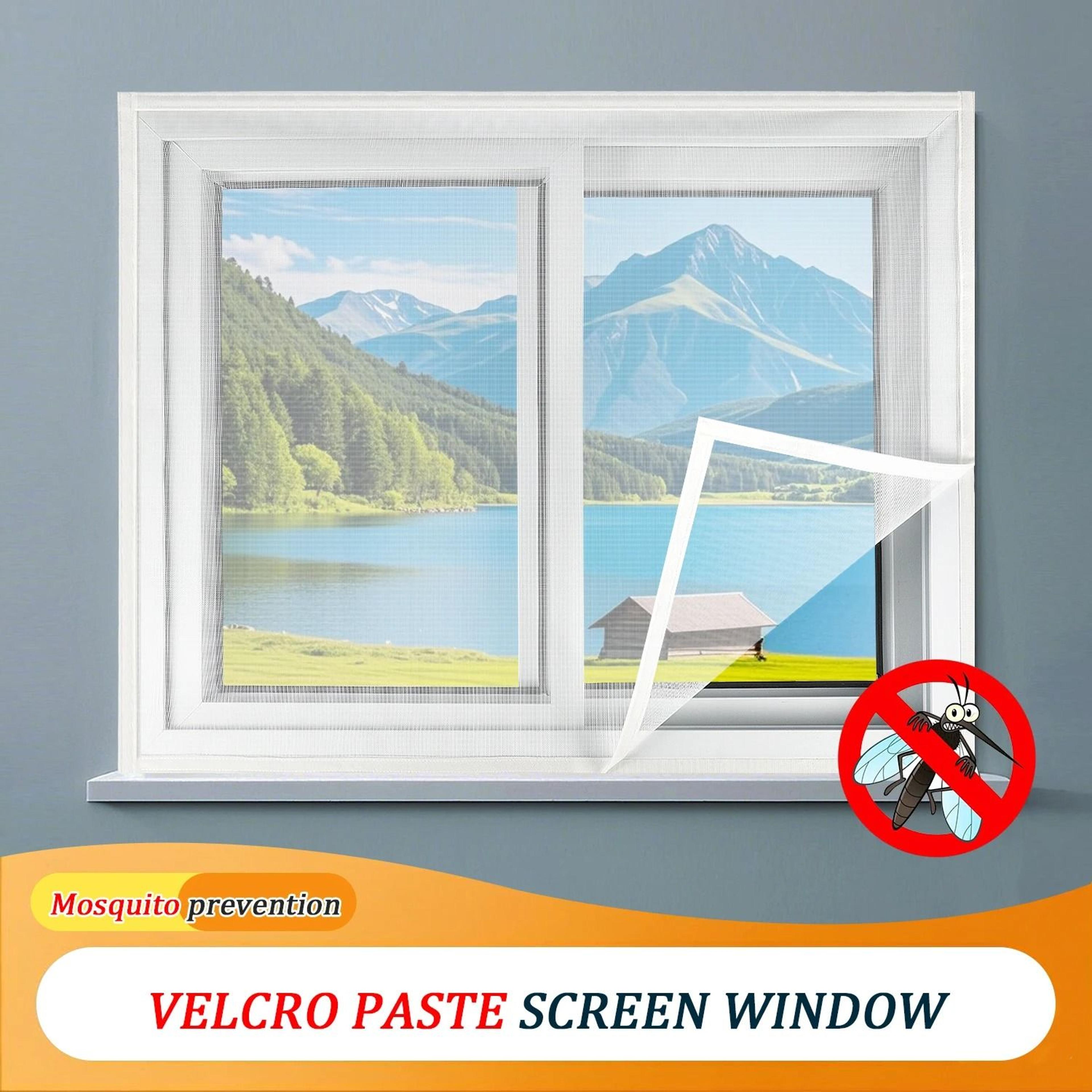 Self Adhesive Mosquito Window Screen For Breathable Bug Free Home Protection 4