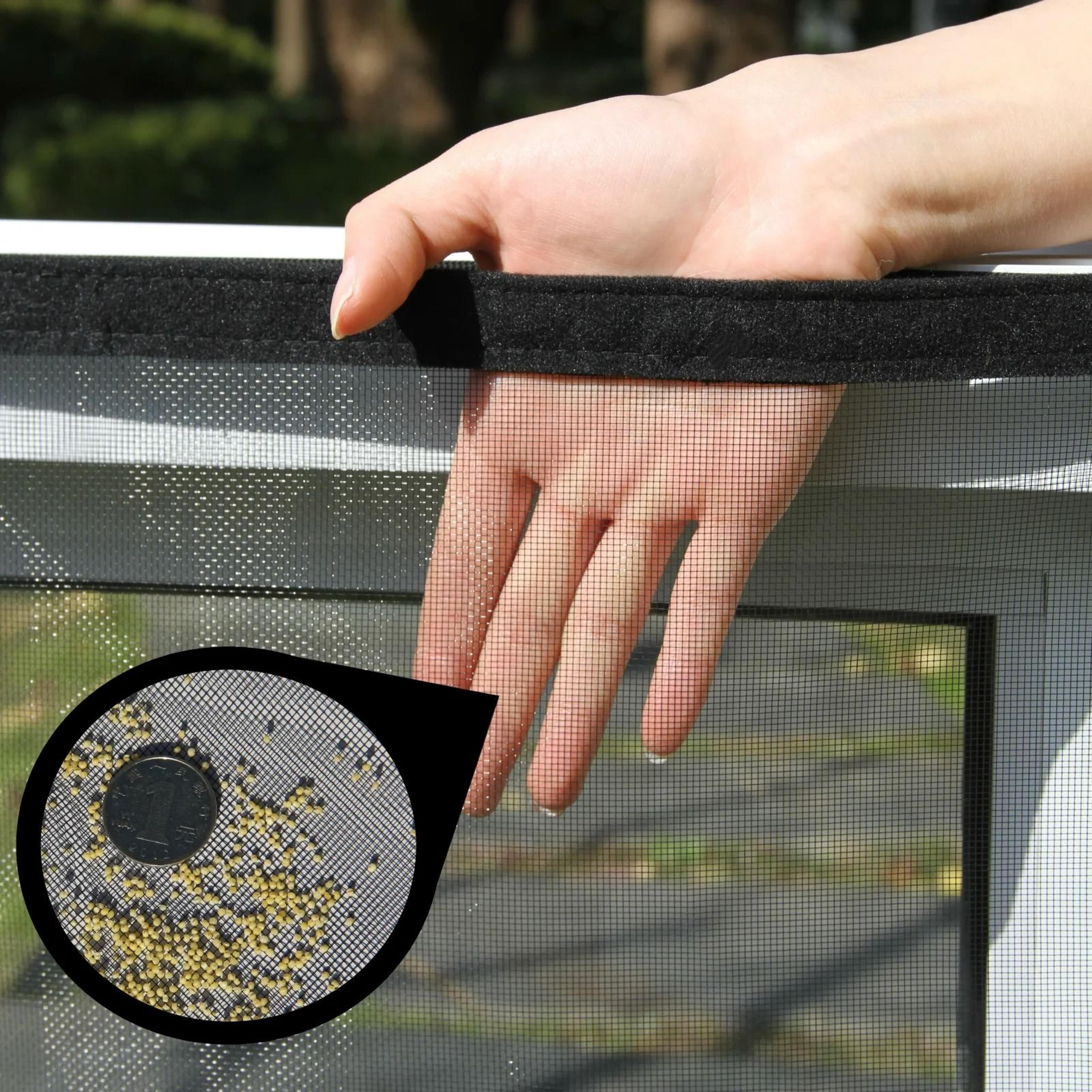 Custom Black Self Adhesive Mosquito Window Screen For Easy Bug Protection 4