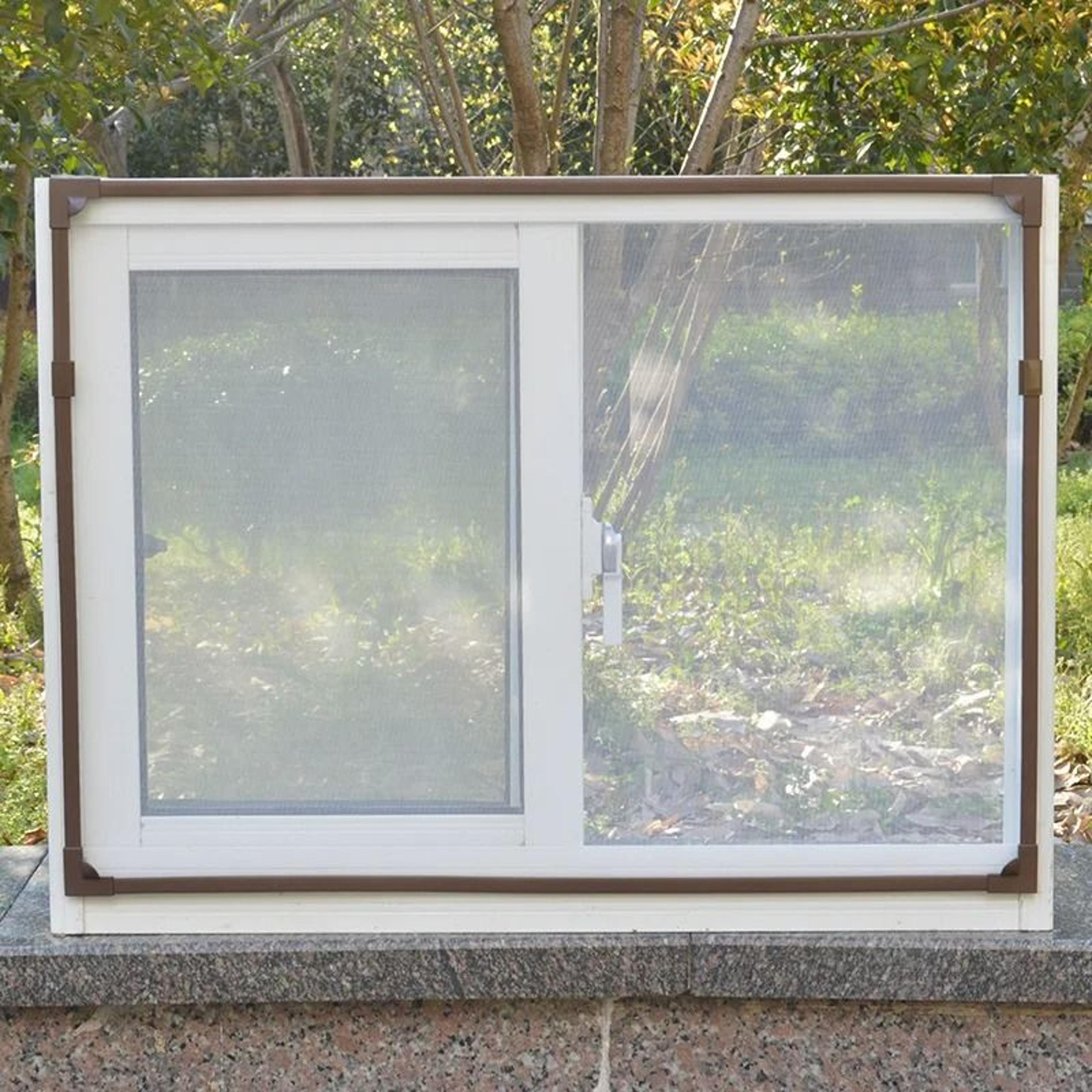 Custom Fit Magnetic Window Screen For Easy Fresh Air Mosquito Protection 1