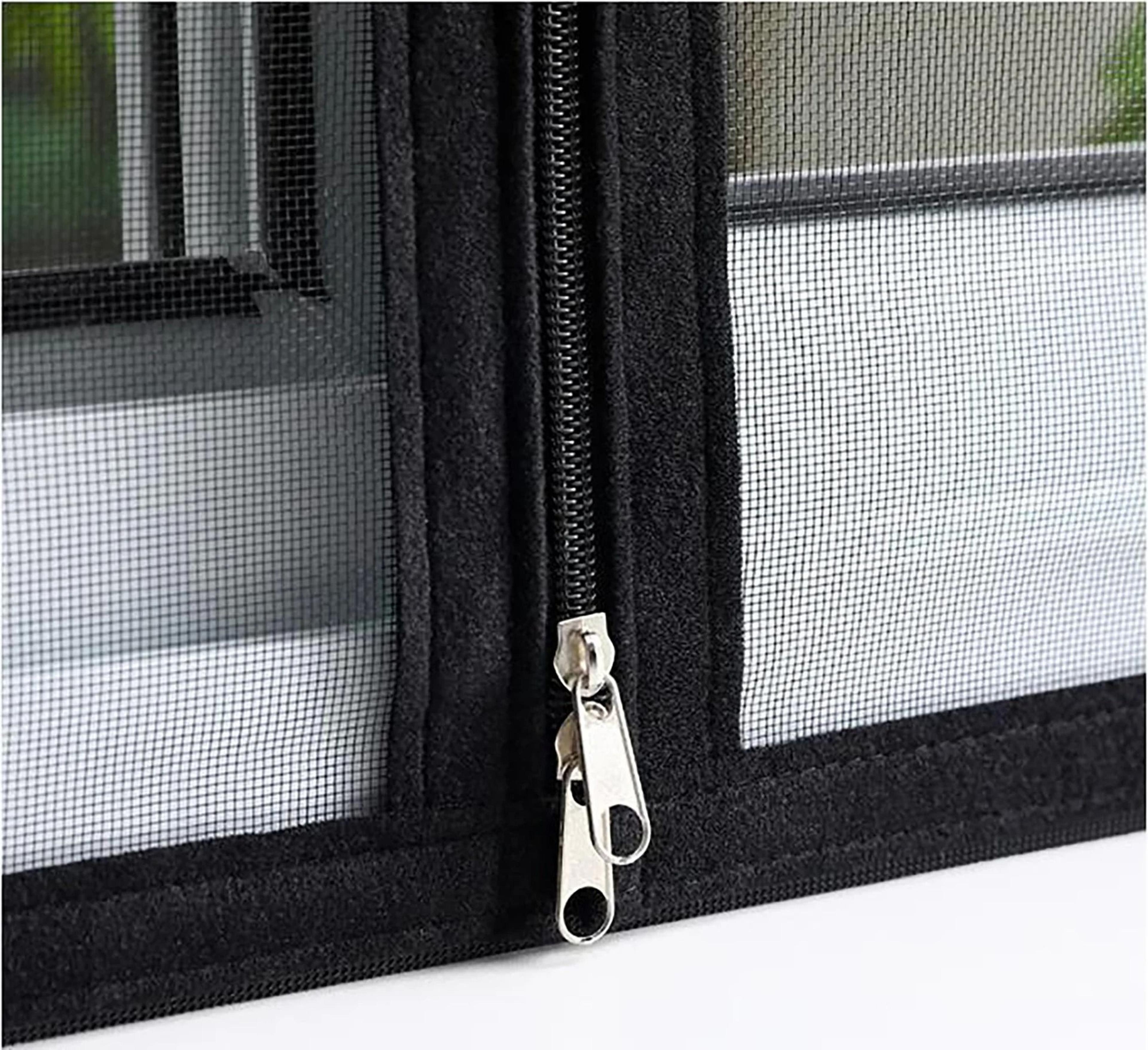 Custom Fit Zipper Window Screen For Easy Access And Mosquito Protection 2
