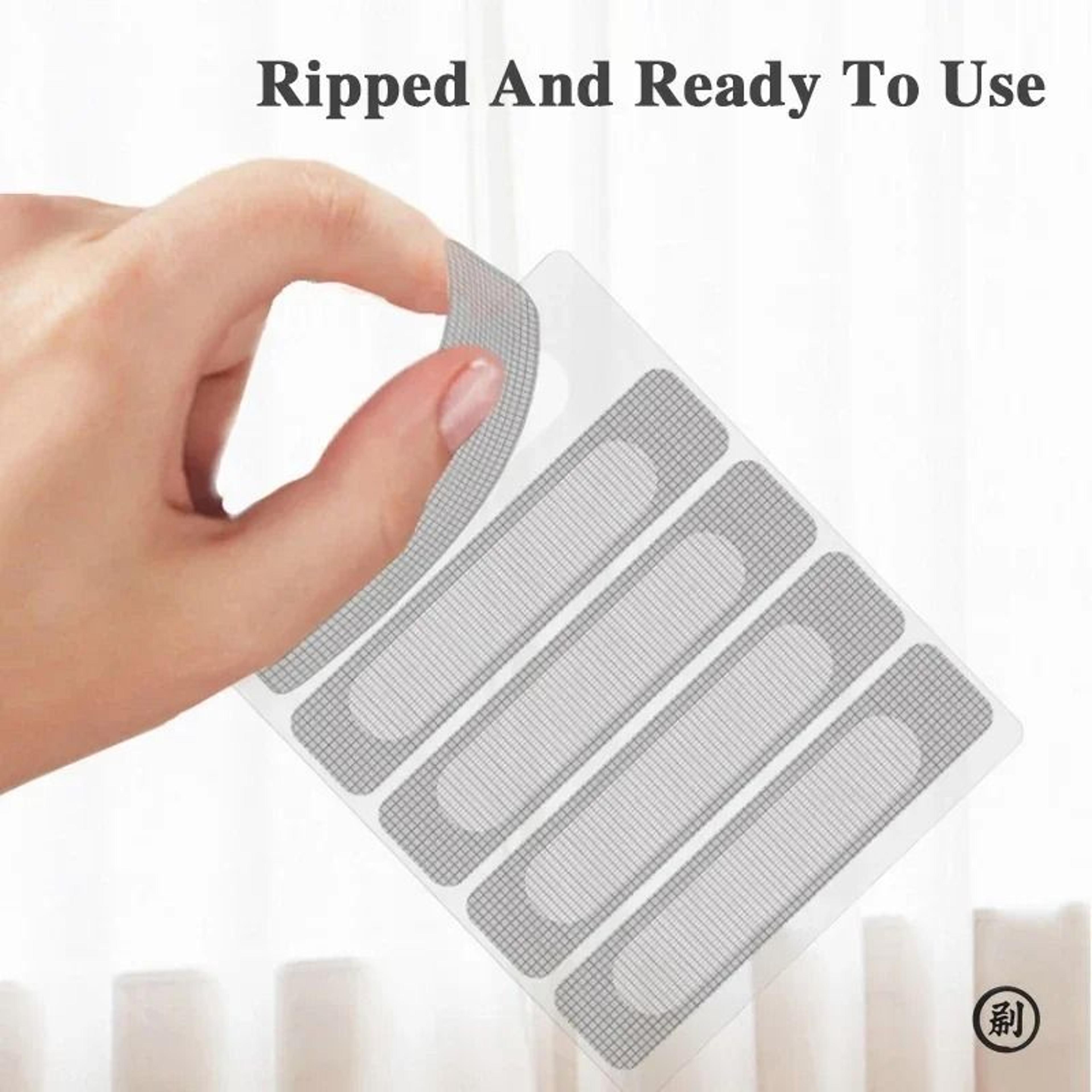 Self Adhesive Window Screen Repair Patch For Invisible Mosquito Mesh Fixes 6