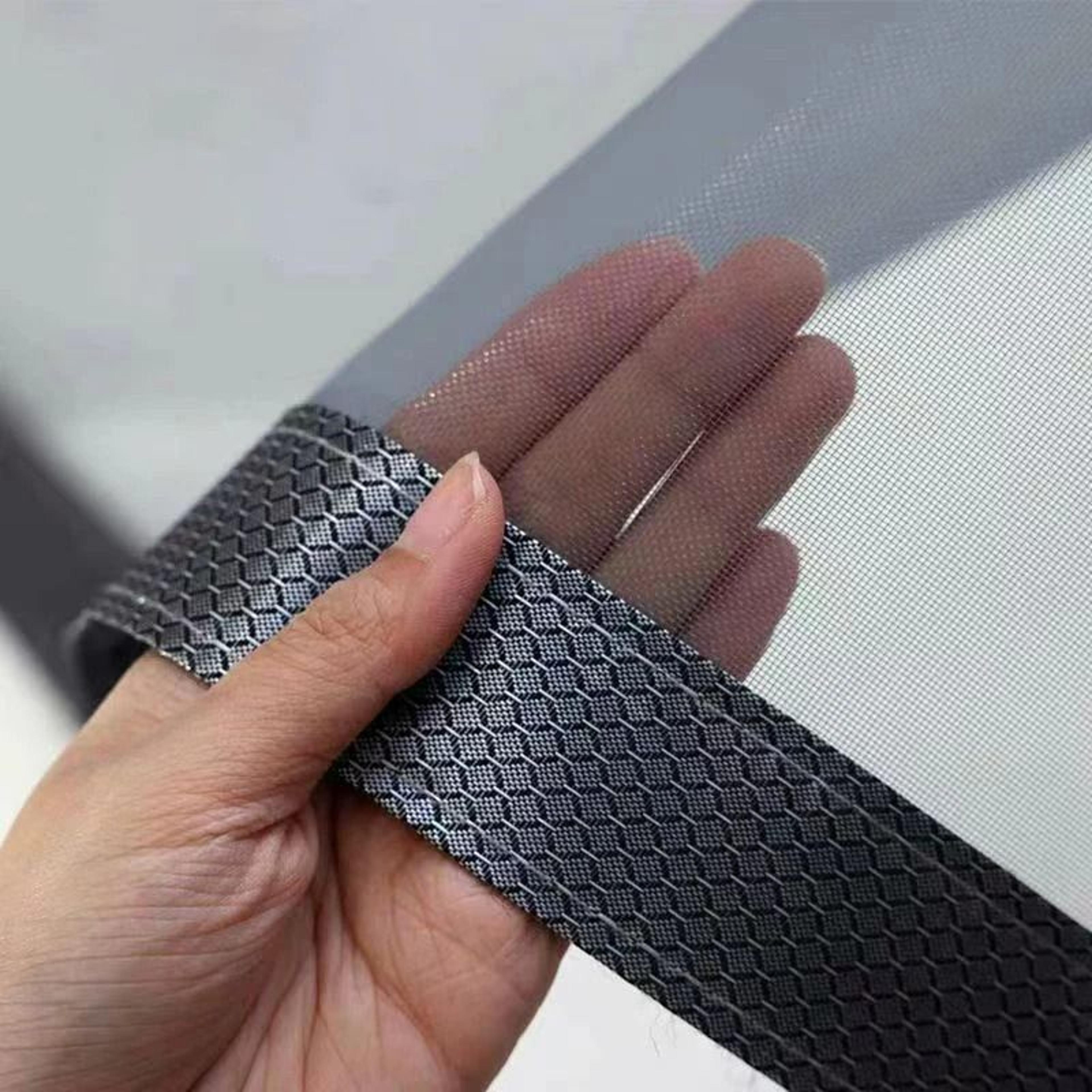 Gray Side Opening Magnetic Mosquito Screen Door For Easy No Drill 5