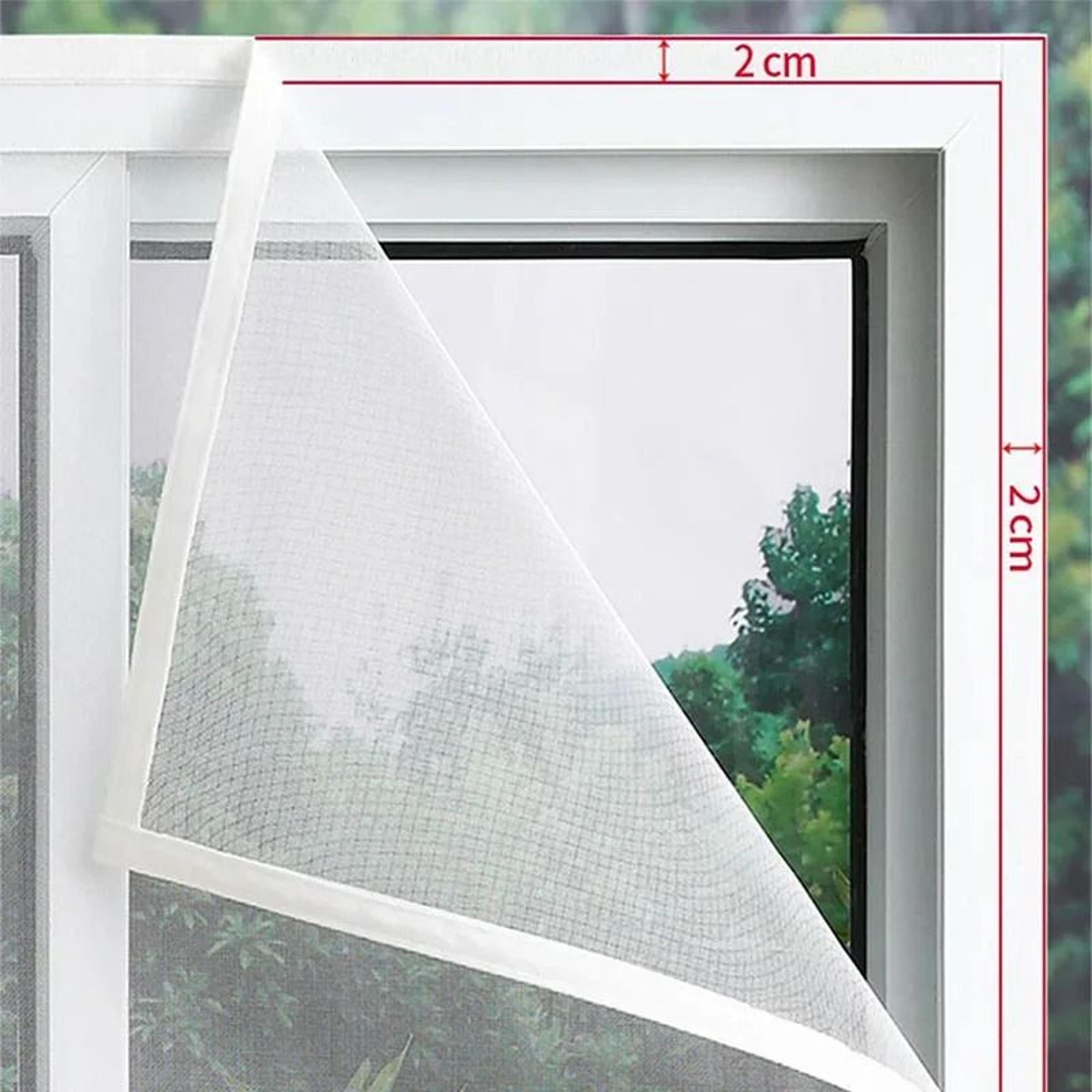White Self Adhesive Mosquito Window Screen For Easy Summer Insect Protection 6