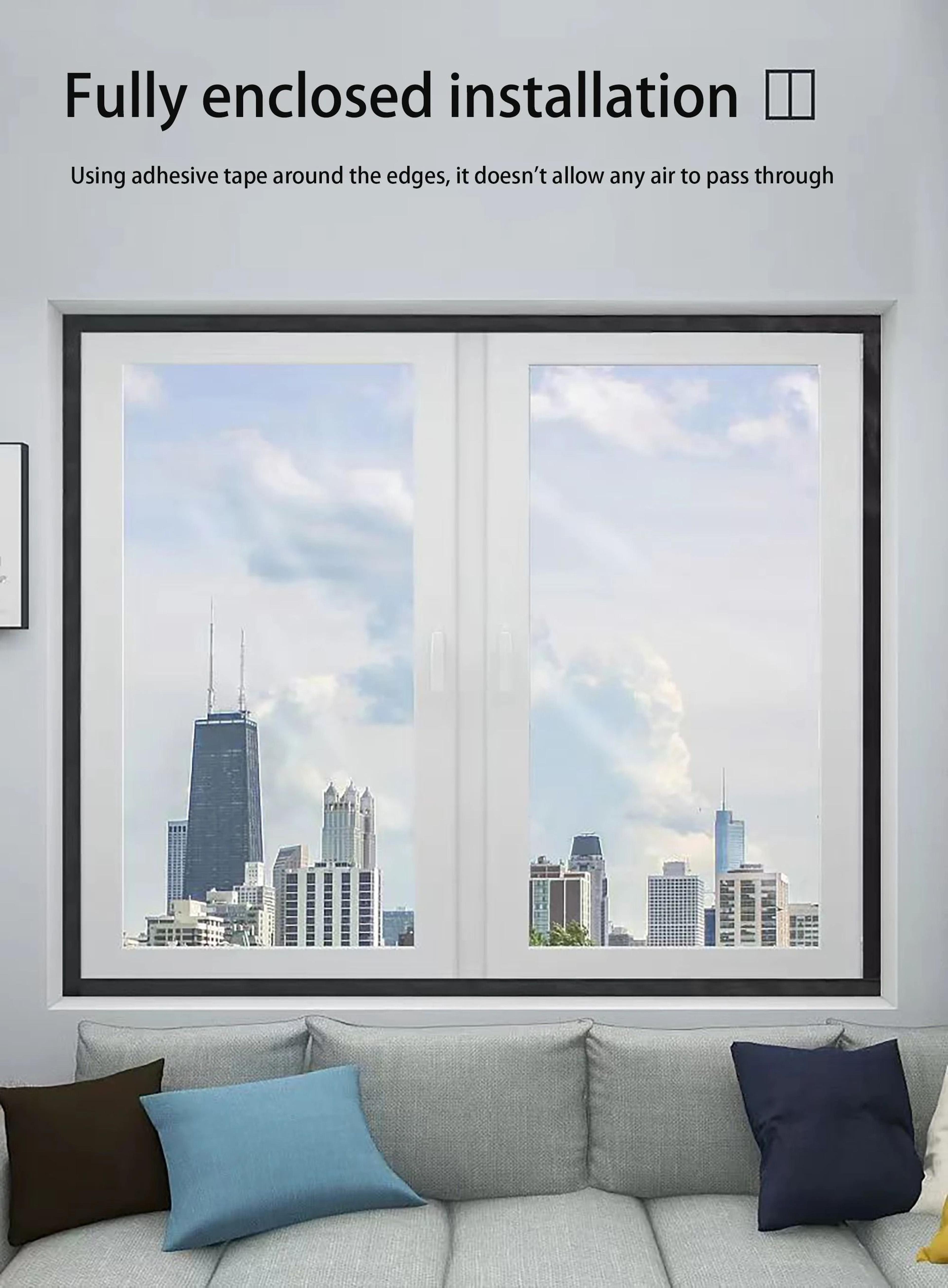 Transparent Winter Window Insulation Film For Draft Blocking And Heat Retention 3
