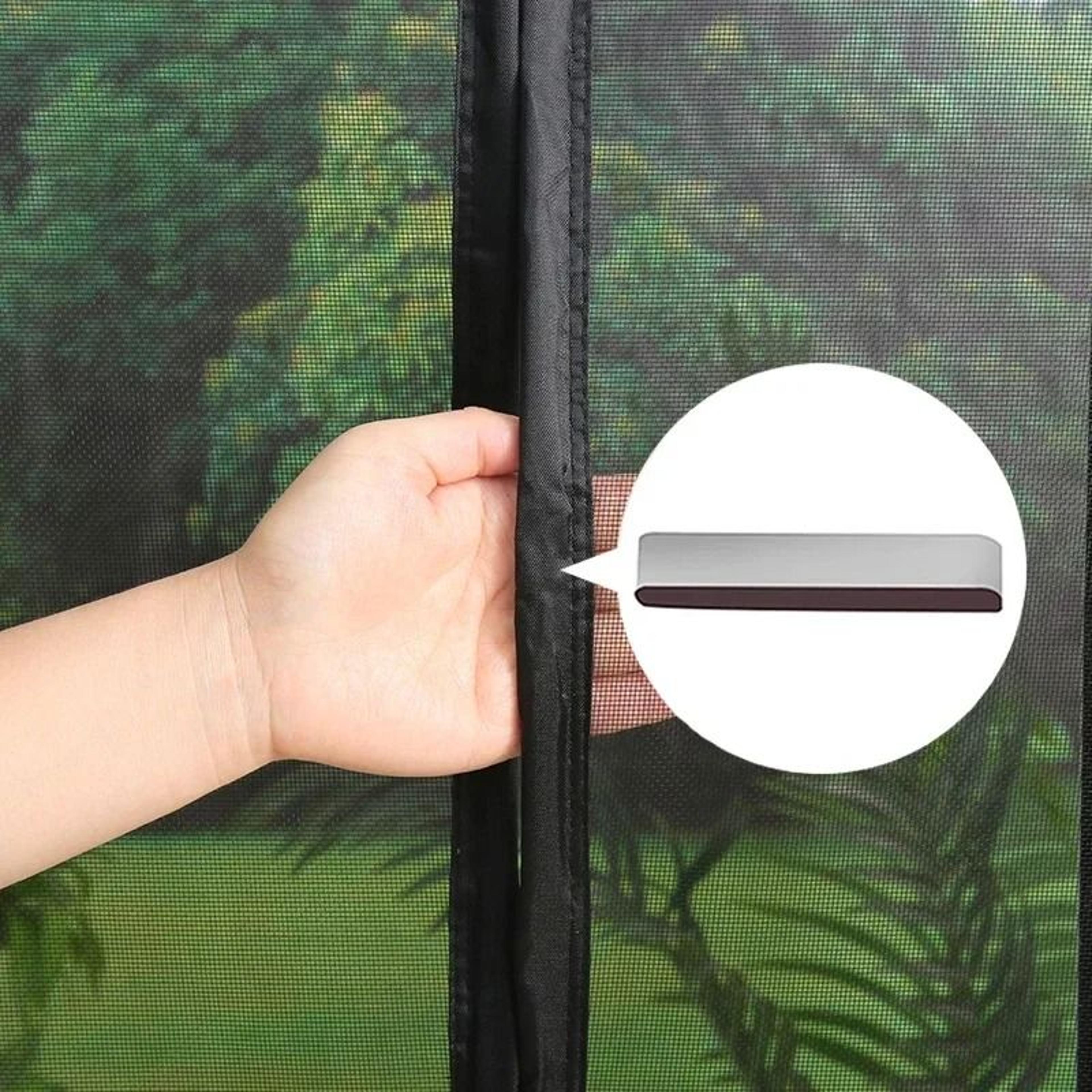 Custom Auto Closing Magnetic Mosquito Screen Curtain For Windows Doors Balconies 2