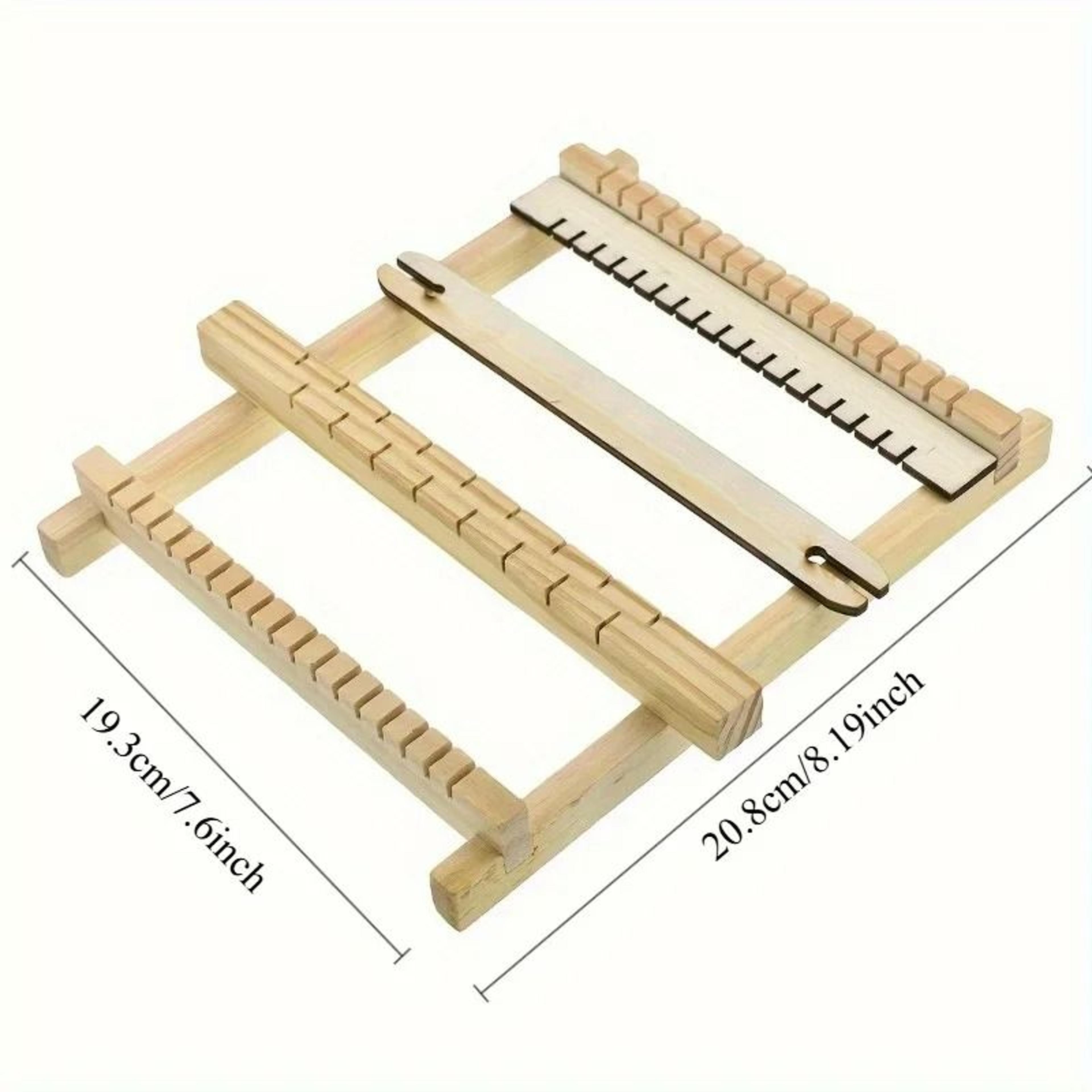 Wooden Tapestry Weaving Loom Kit For Easy Beginner Fiber Art Projects 2