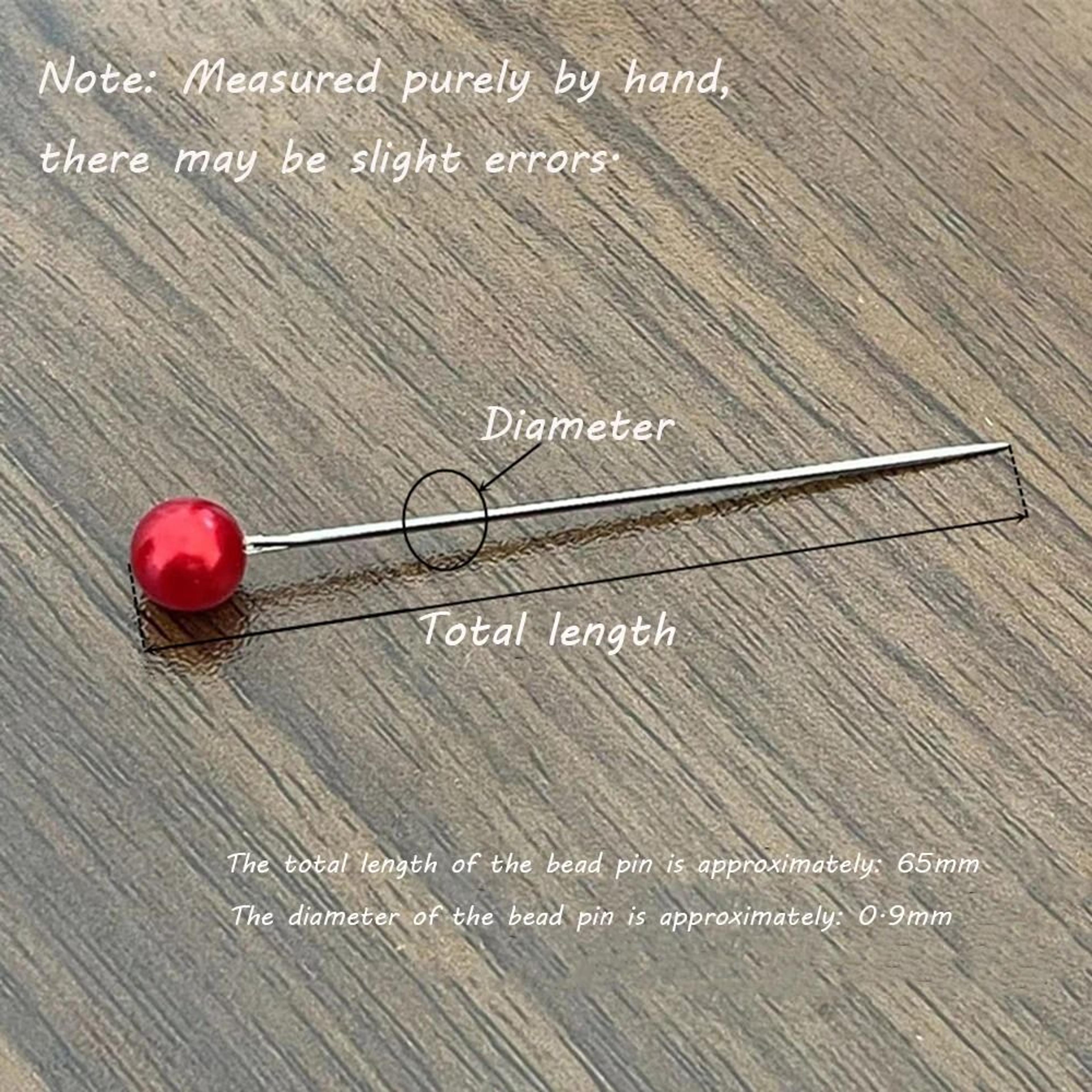 Colorful Beaded Head Sewing Pins Set For Quilting Dressmaking Craft Projects 5