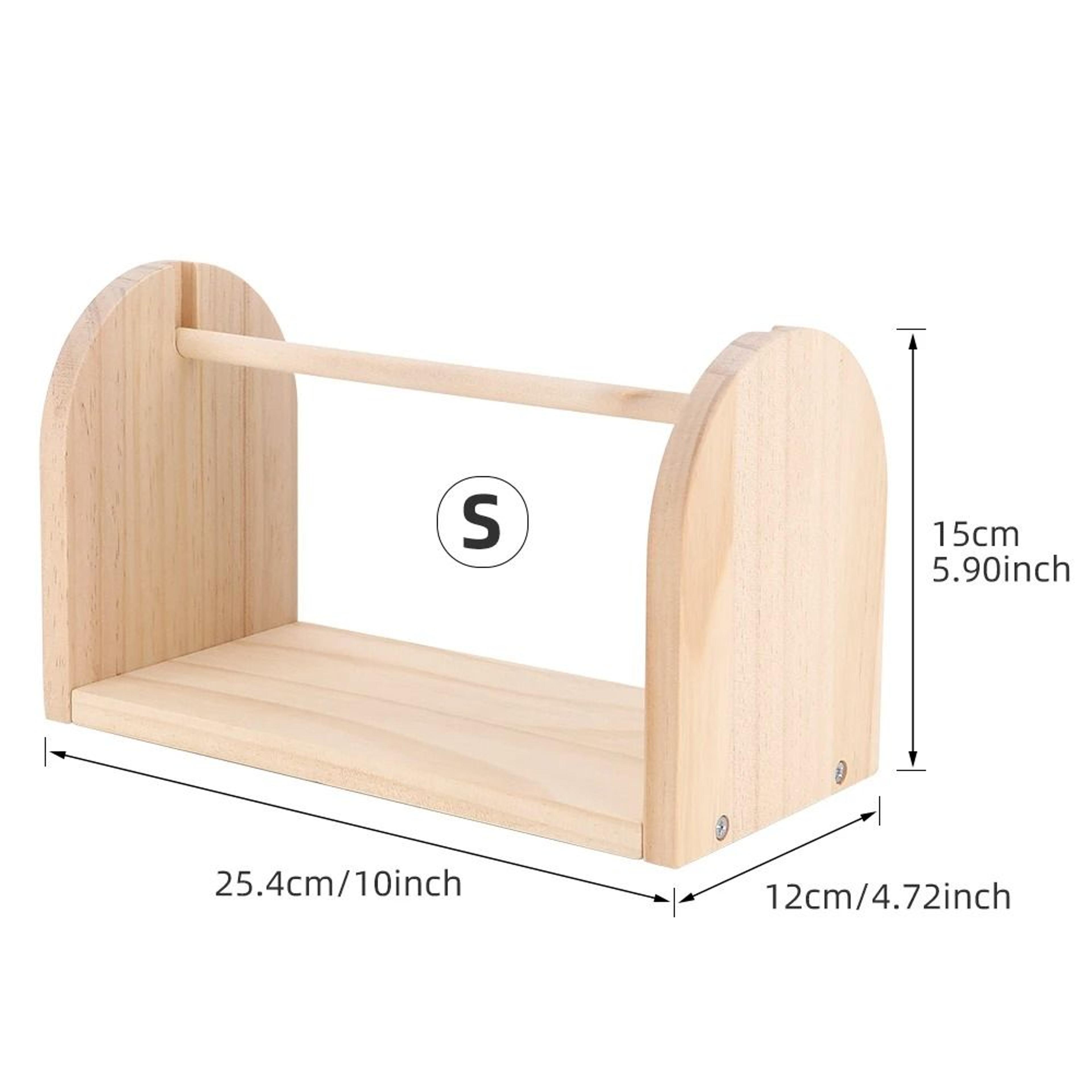 Wooden Rotating Yarn Spool Holder For Smooth Knitting Crochet Crafting Projects 1