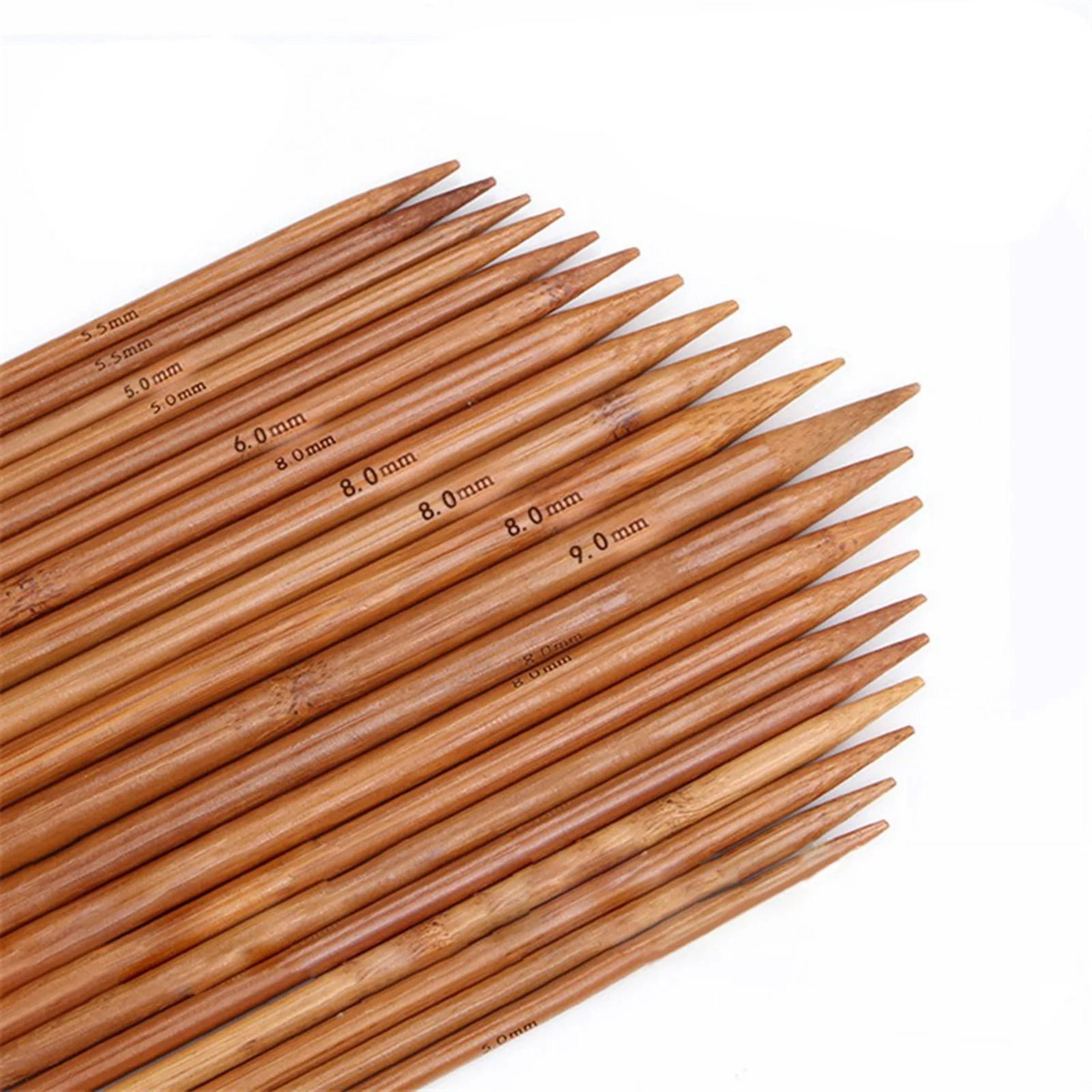 Smooth Bamboo Double Pointed Knitting Needles For Sweaters Scarves And More 9