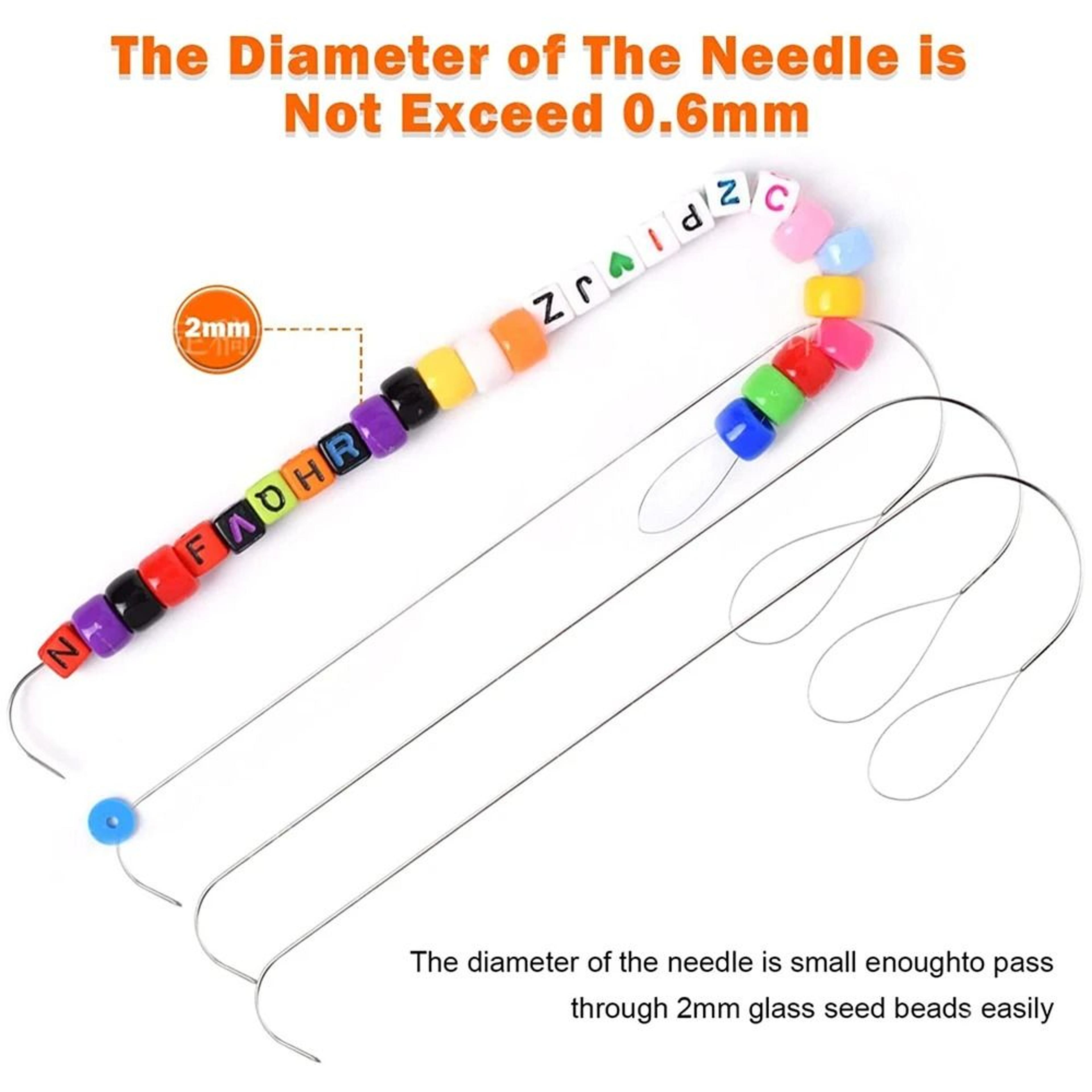 Efficient Curved Beading Needles For Fast Bracelet Necklace Jewelry Making Projects 5