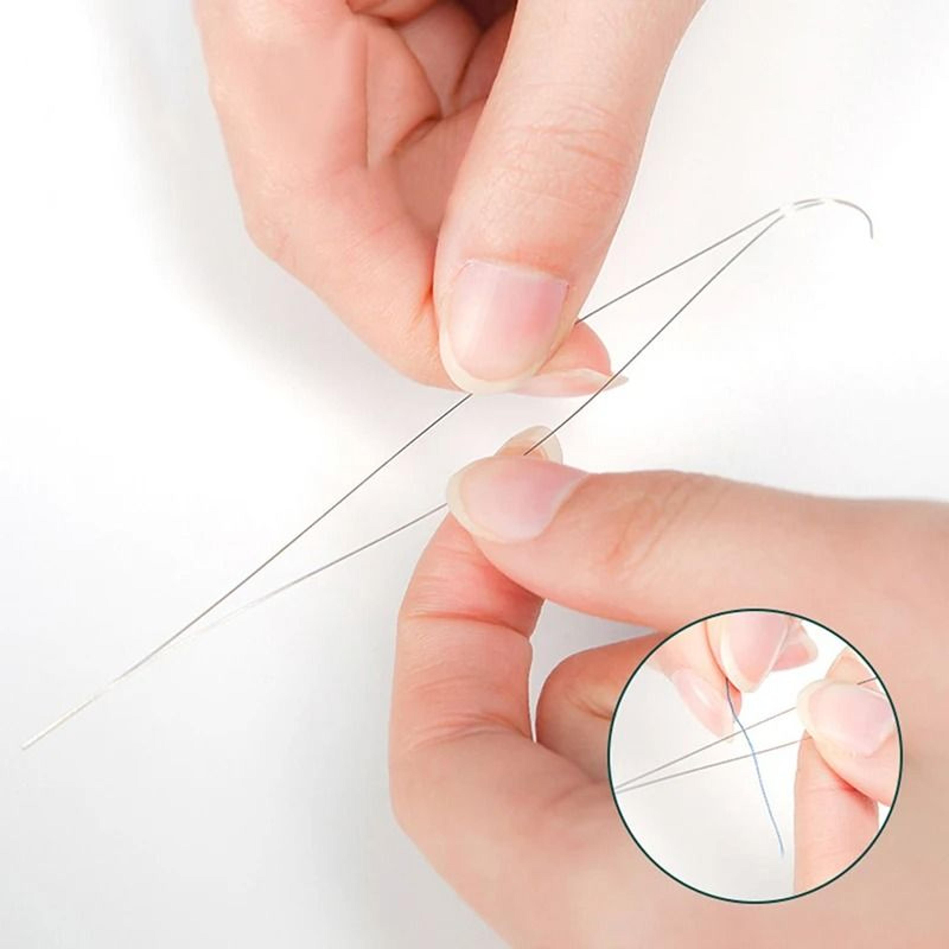 Curved Big Eye Beading Needles For Fast Jewelry Making And Stringing 7