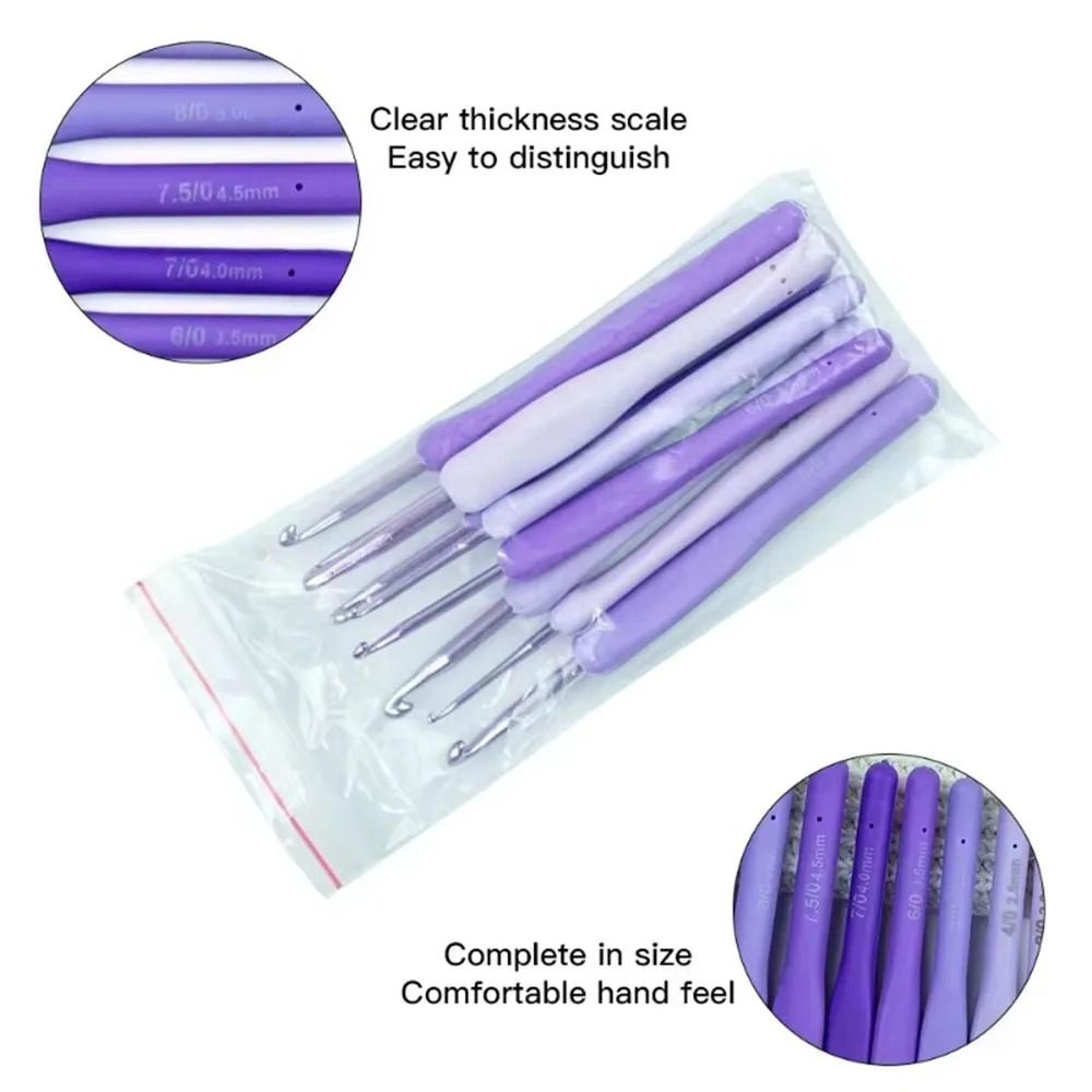 Comfort Grip Ergonomic Crochet Hook Set For Smooth Yarn Crafting Projects 3