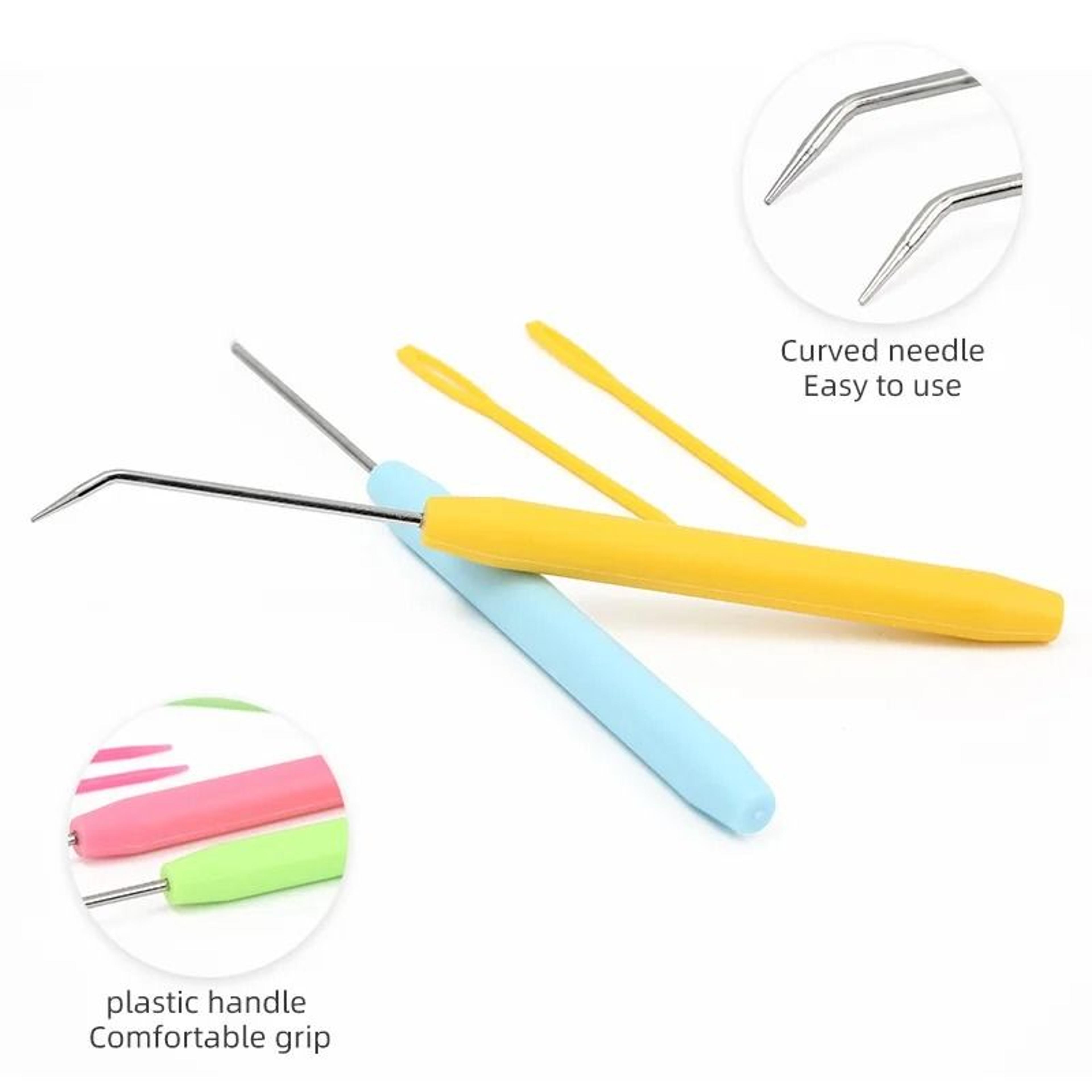 Loom Knitting Hook Set With Plastic Needles For Easier Yarn Crafting 8