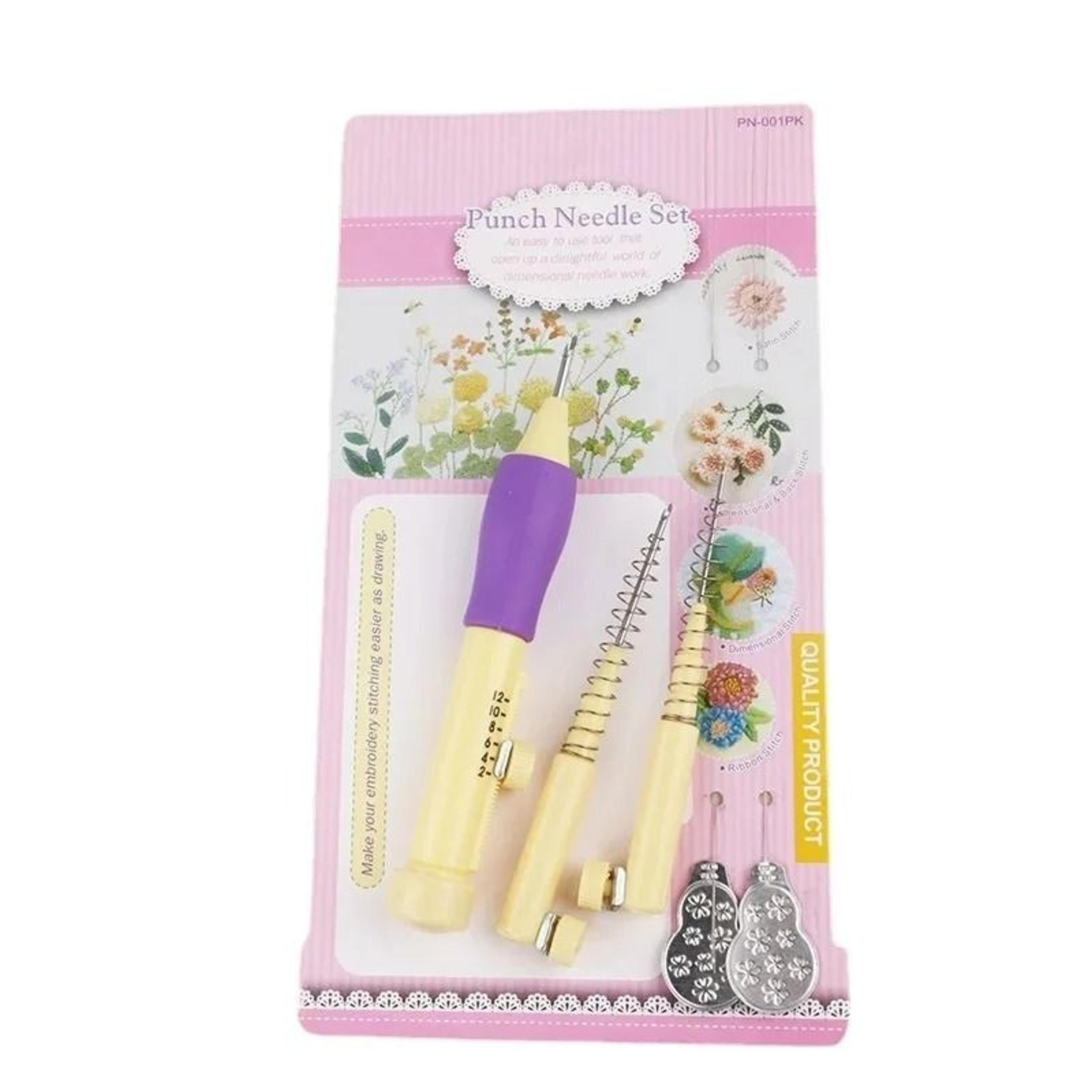 Comfort Grip Punch Needle Embroidery Pen Set For Creative Stitching Projects 5