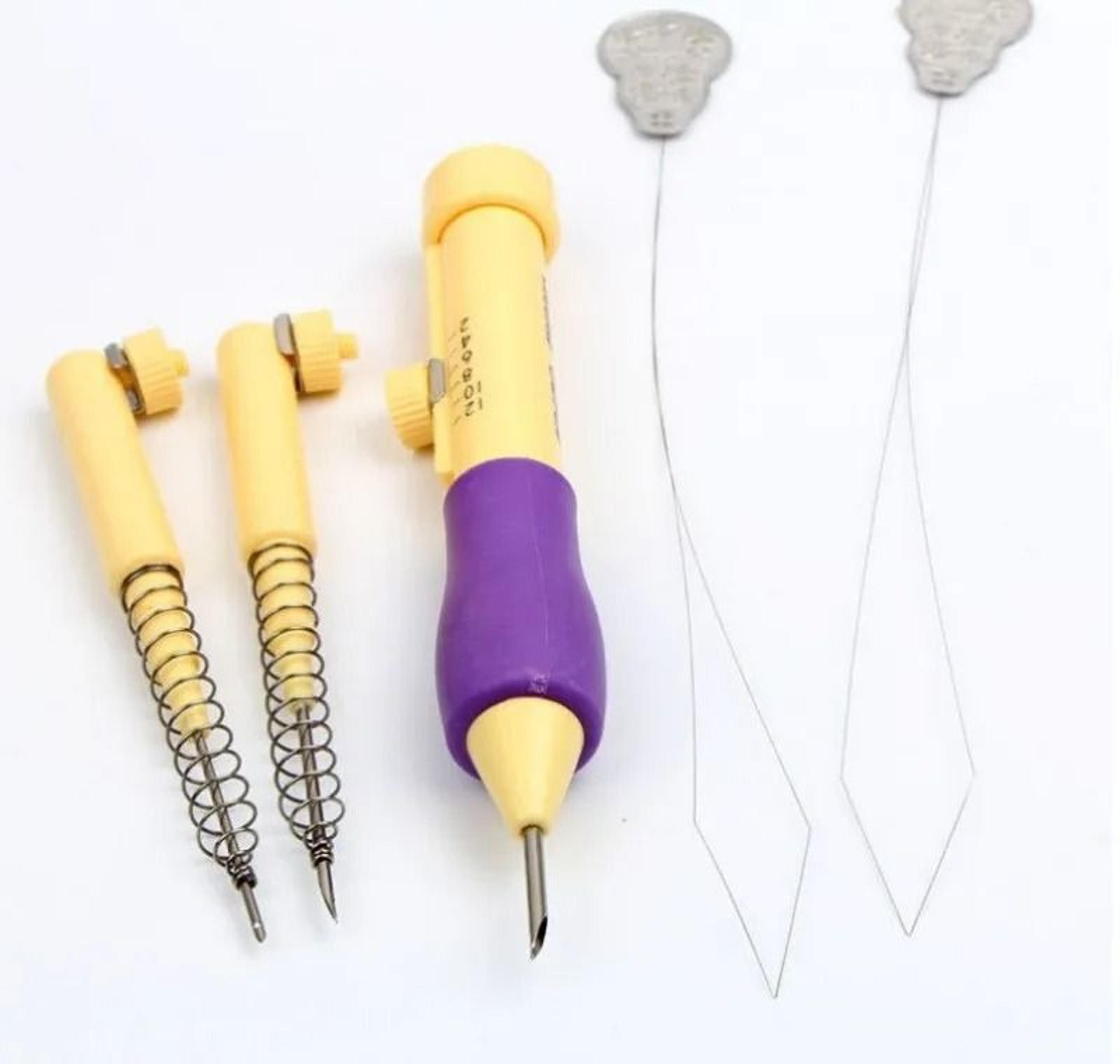 Comfort Grip Punch Needle Embroidery Pen Set For Creative Stitching Projects 4