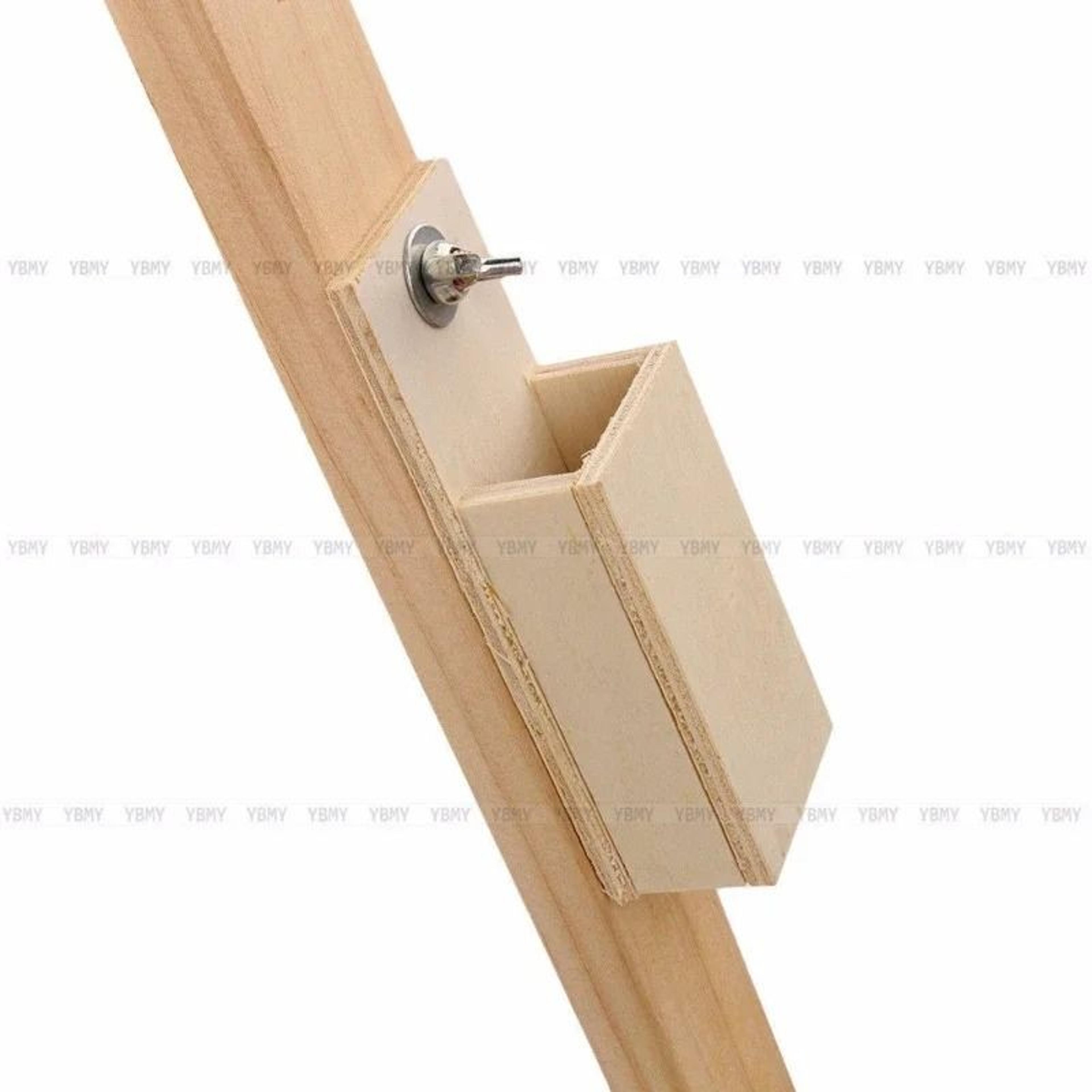 Adjustable Wooden Embroidery Floor Stand For Comfortable Hands Free Stitching 2