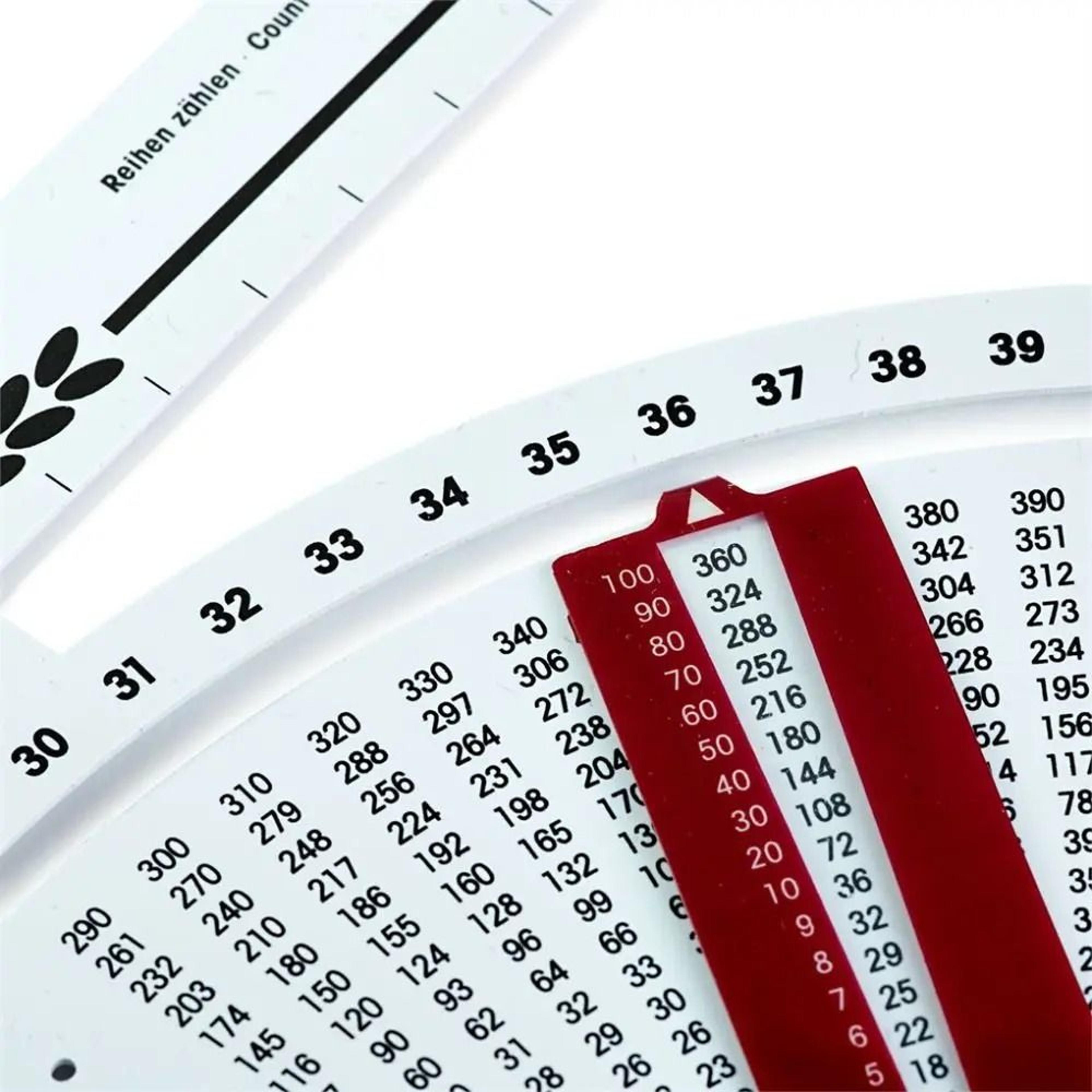 Knitting Gauge Converter Ruler For Accurate Stitch Counting And Sizing Projects 4