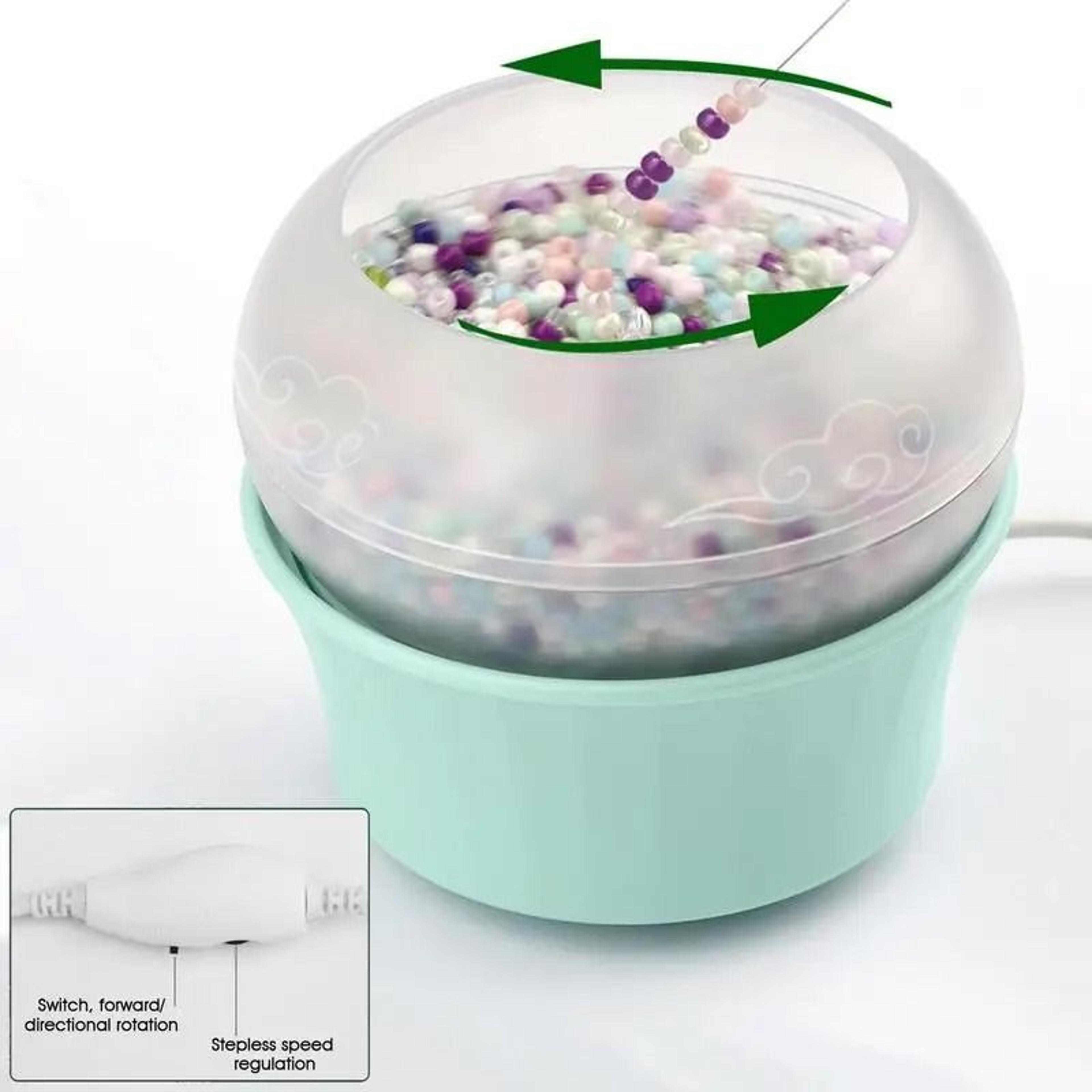 Electric Bead Spinner Kit For Faster Seed Bead Jewelry Making Crafts 7