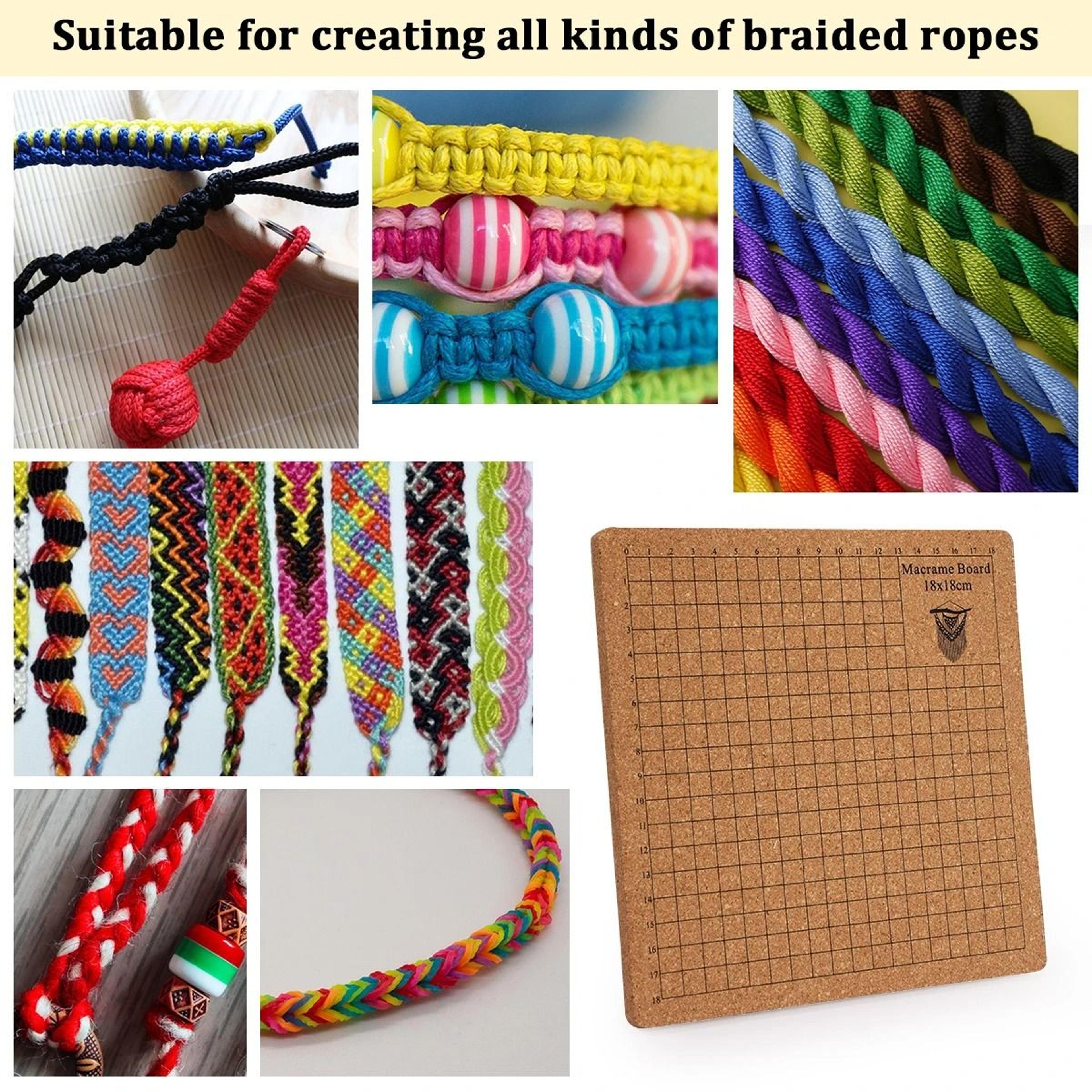 Double Sided Macrame Braiding Board For Precise Bracelet Knotting Crafting Projects 7