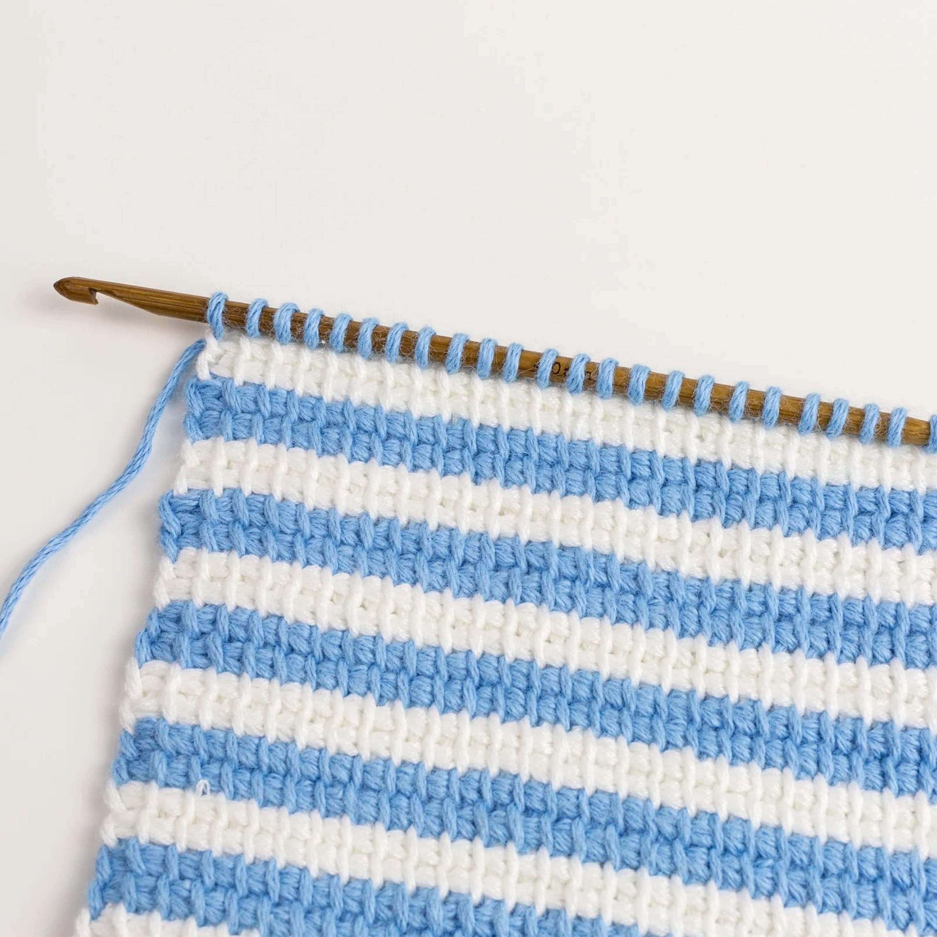 Bamboo Tunisian Crochet Hook With Flexible Cable For Comfortable Yarn Crafting 25