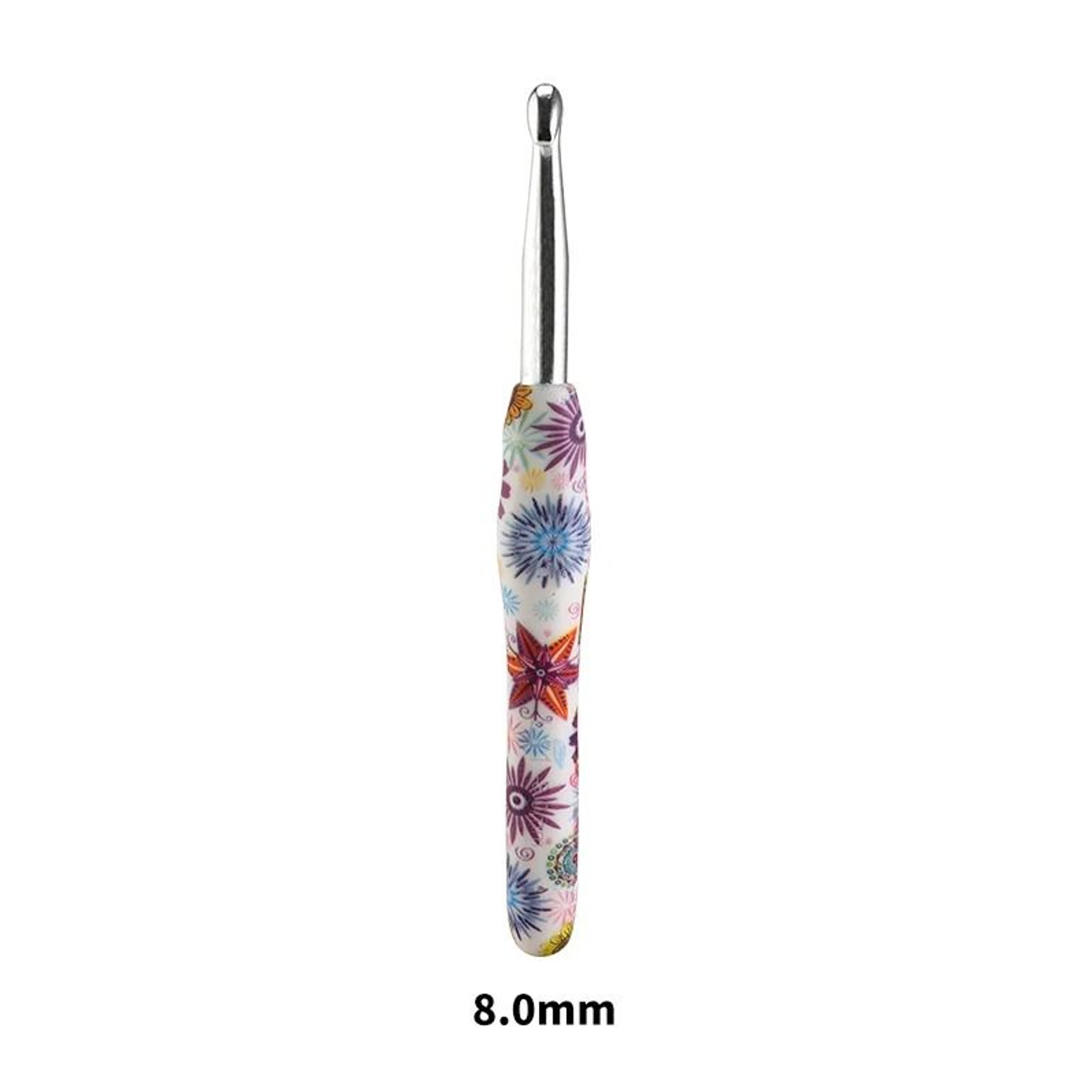 Multicolor Crochet Hook Set For Comfortable Knitting Weaving Yarn Craft Projects 12