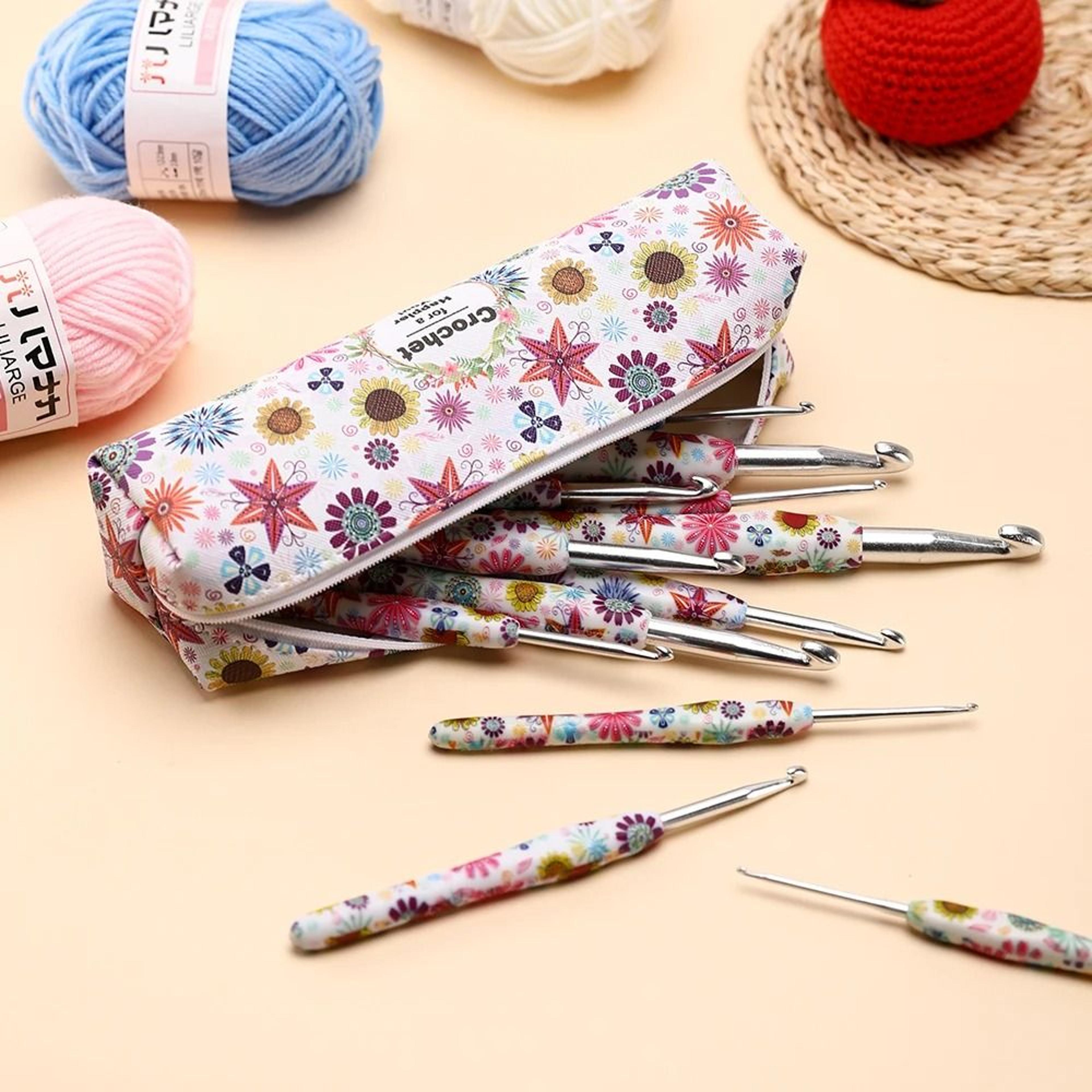 Multicolor Crochet Hook Set For Comfortable Knitting Weaving Yarn Craft Projects 20