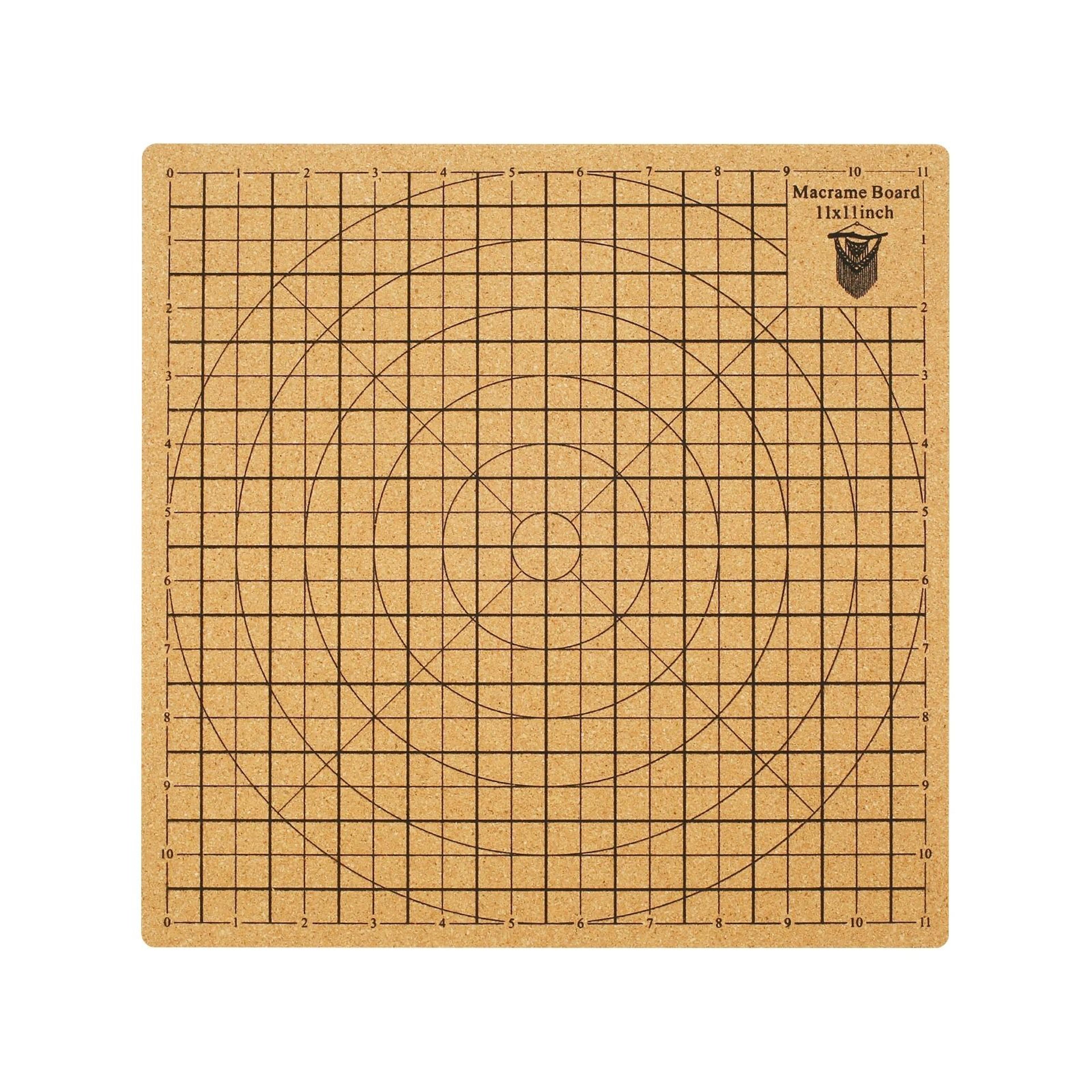 Double Sided Macrame Board With Grid And T Pins Craft Kit 3