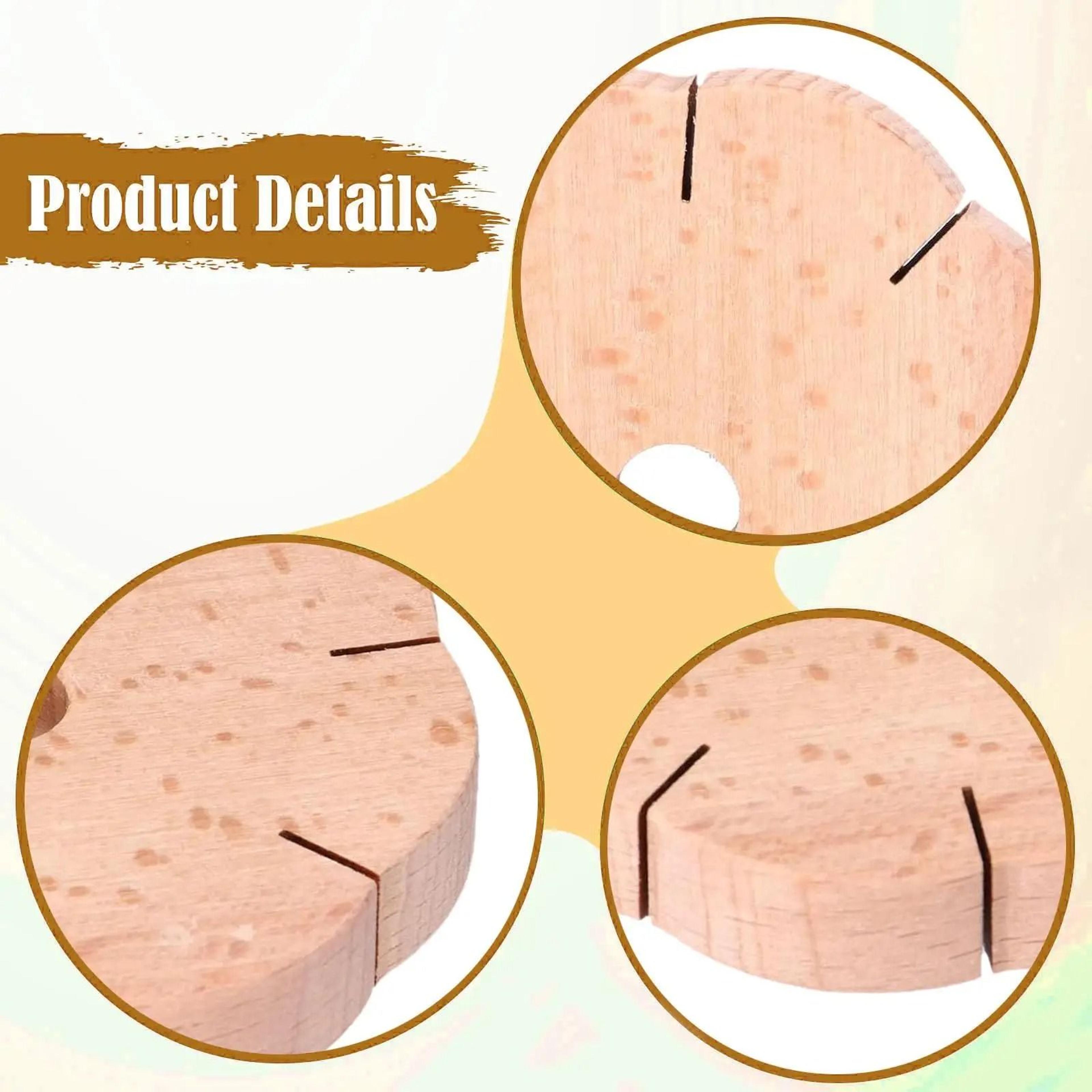 Wooden Kumihimo Braiding Disc For Easy Bracelet Anklet Jewelry Making Projects 4