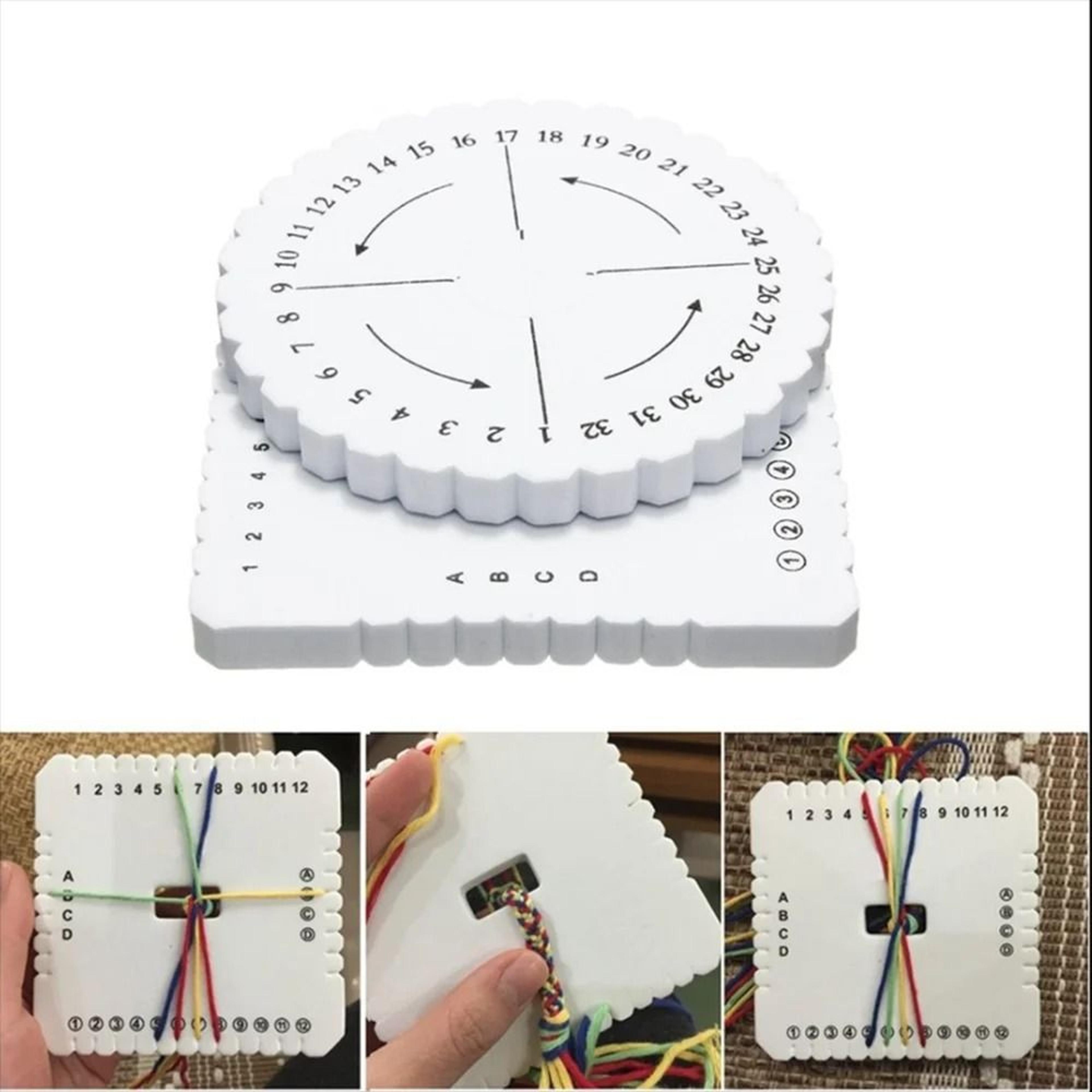 Easy Kumihimo Braiding Disc Set For Bracelets Jewelry And Rope Weaving 3