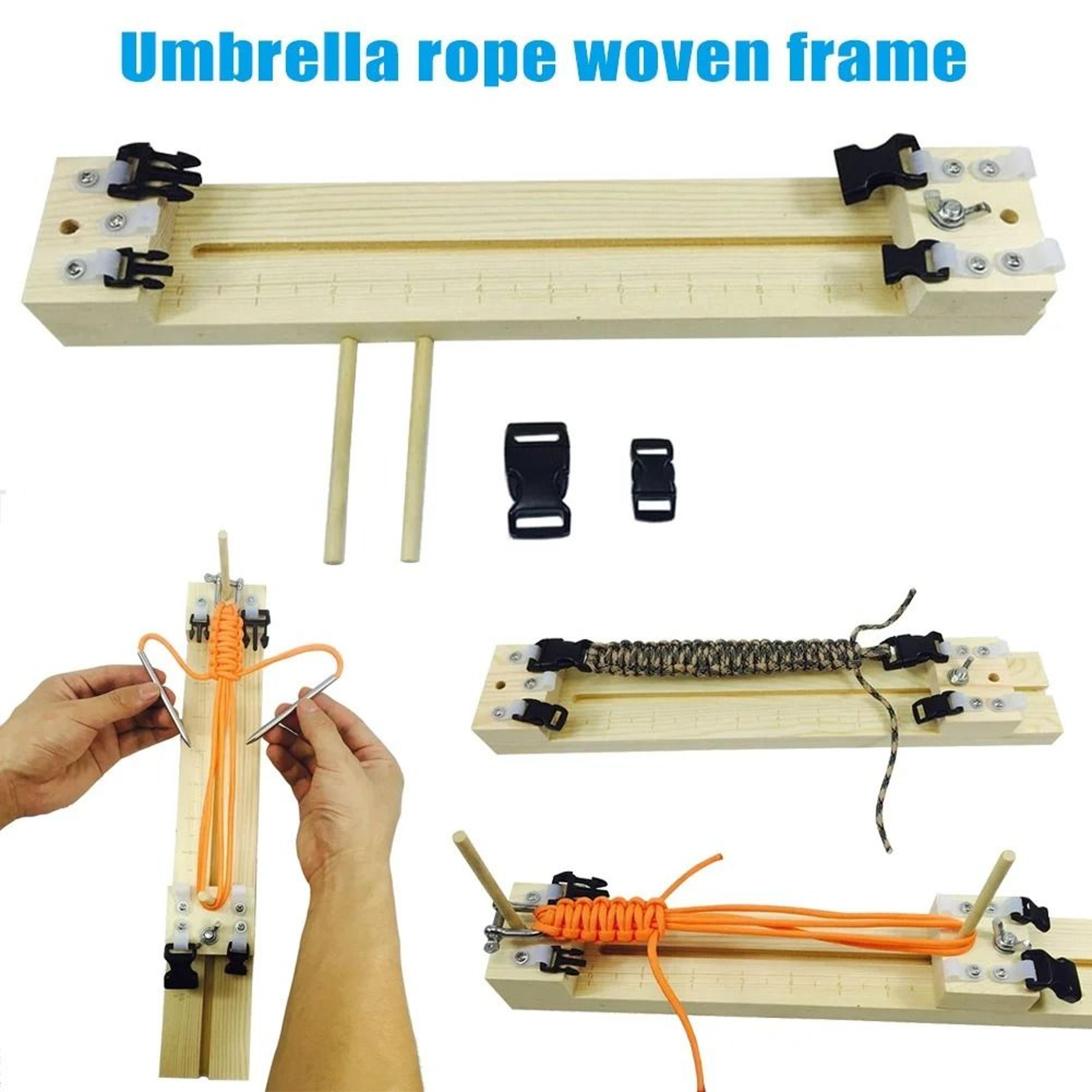 Adjustable Wooden Paracord Bracelet Jig For Straighter Tighter Consistent Weaving Results 8