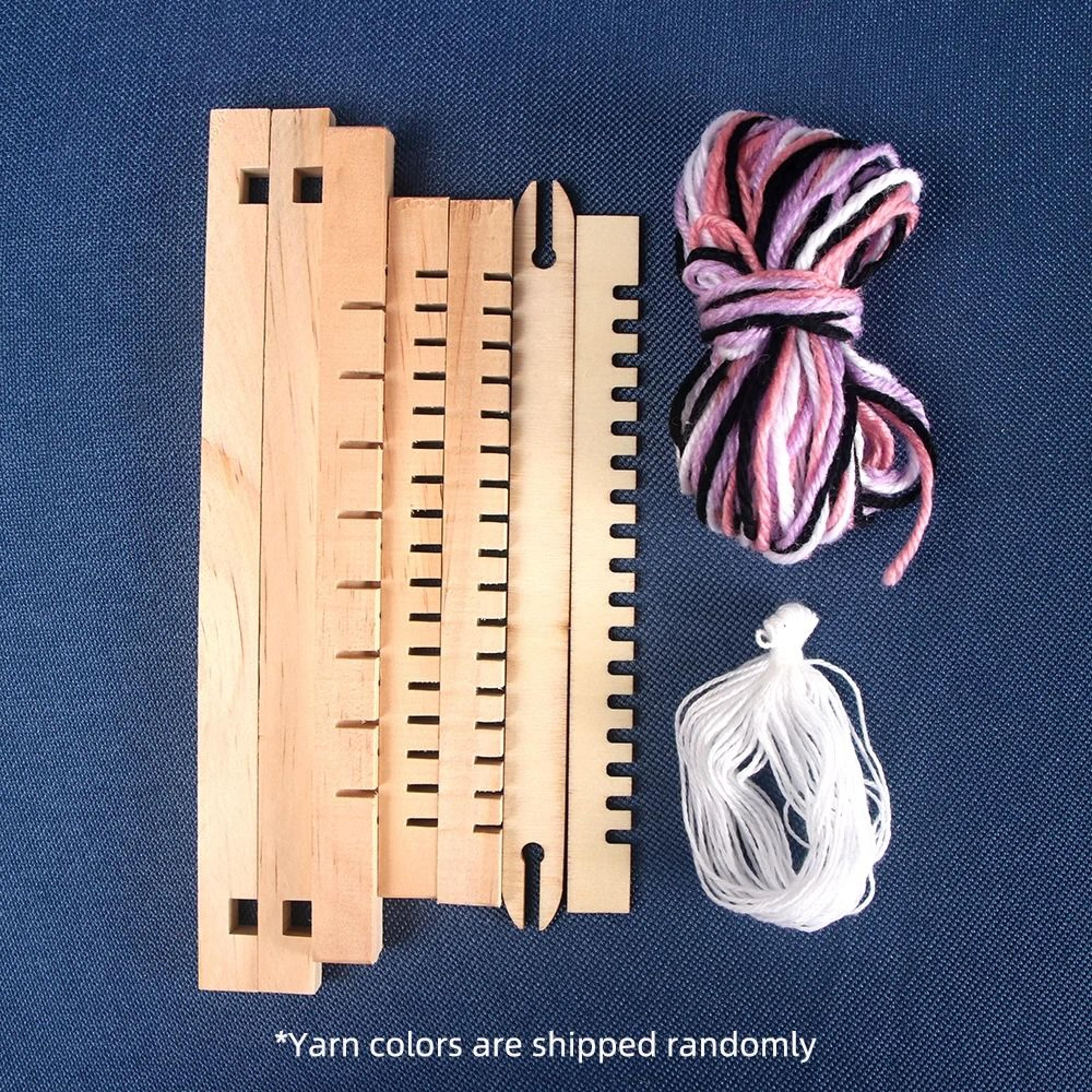 Mini Wooden Weaving Loom Kit For Creative Tapestry And Decor Projects 1
