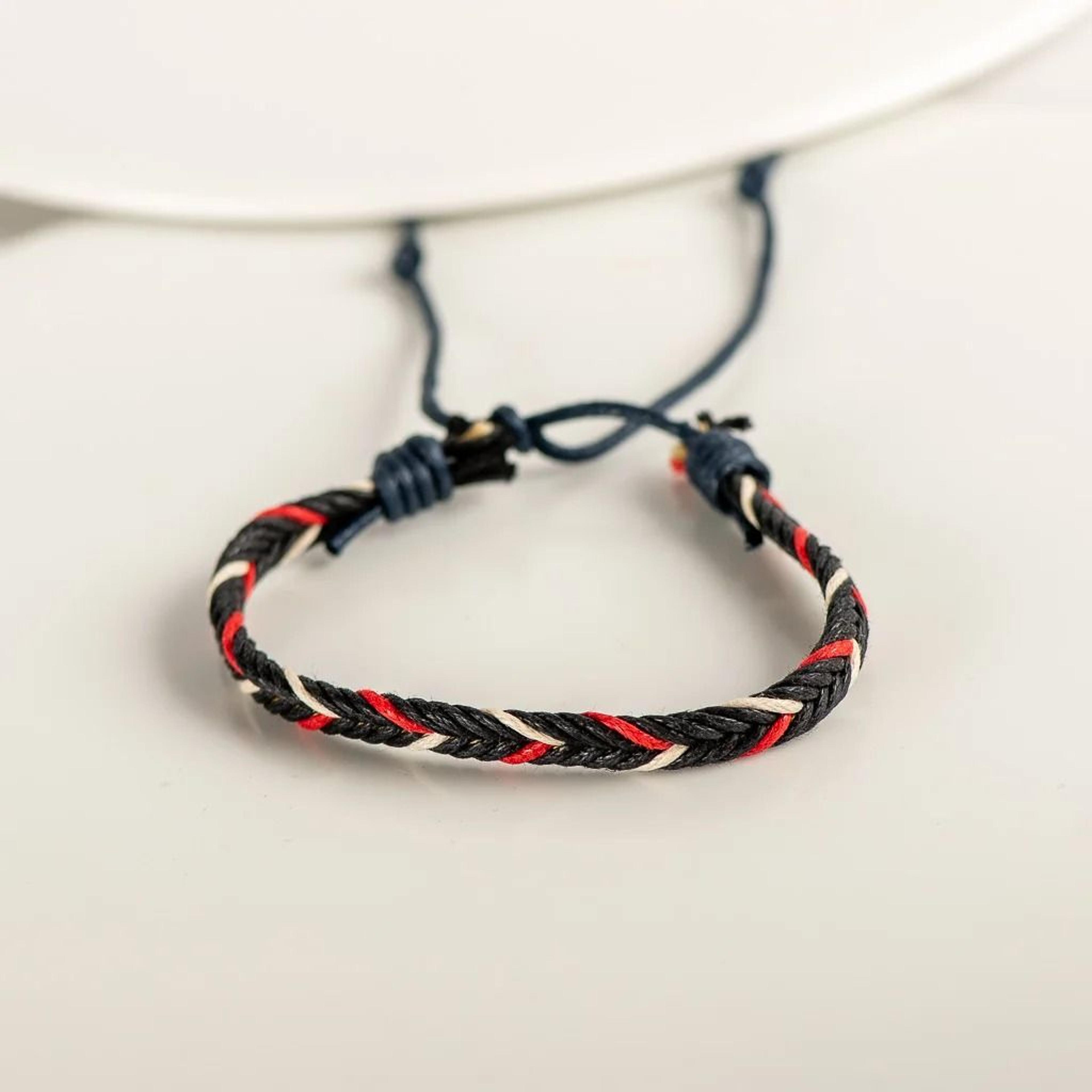 Handmade Macrame Rope Bracelet For Adjustable Comfortable Everyday Bohemian Style Wear 7