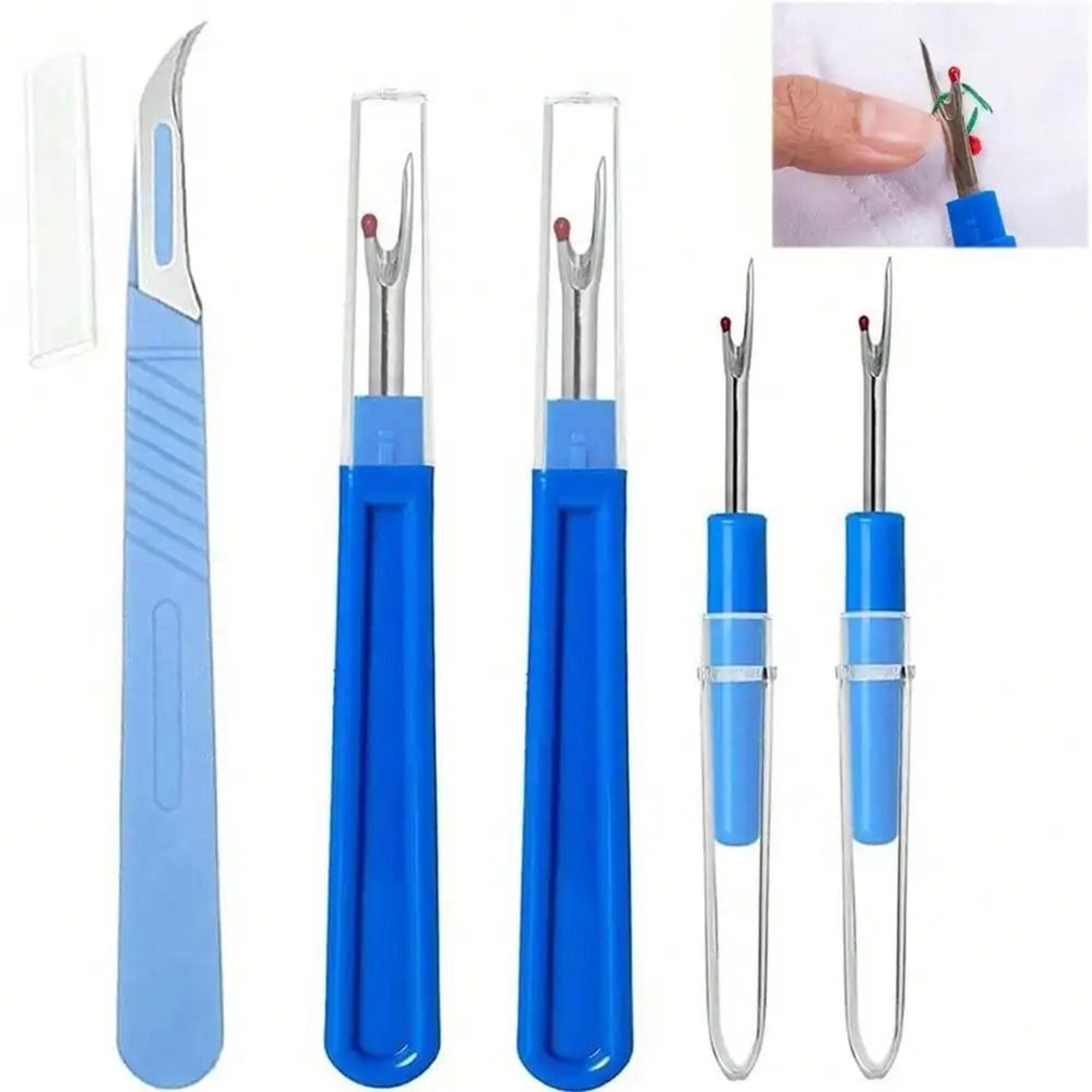 Five Piece Seam Ripper Kit For Faster Cleaner Stitch Removal Tasks 5