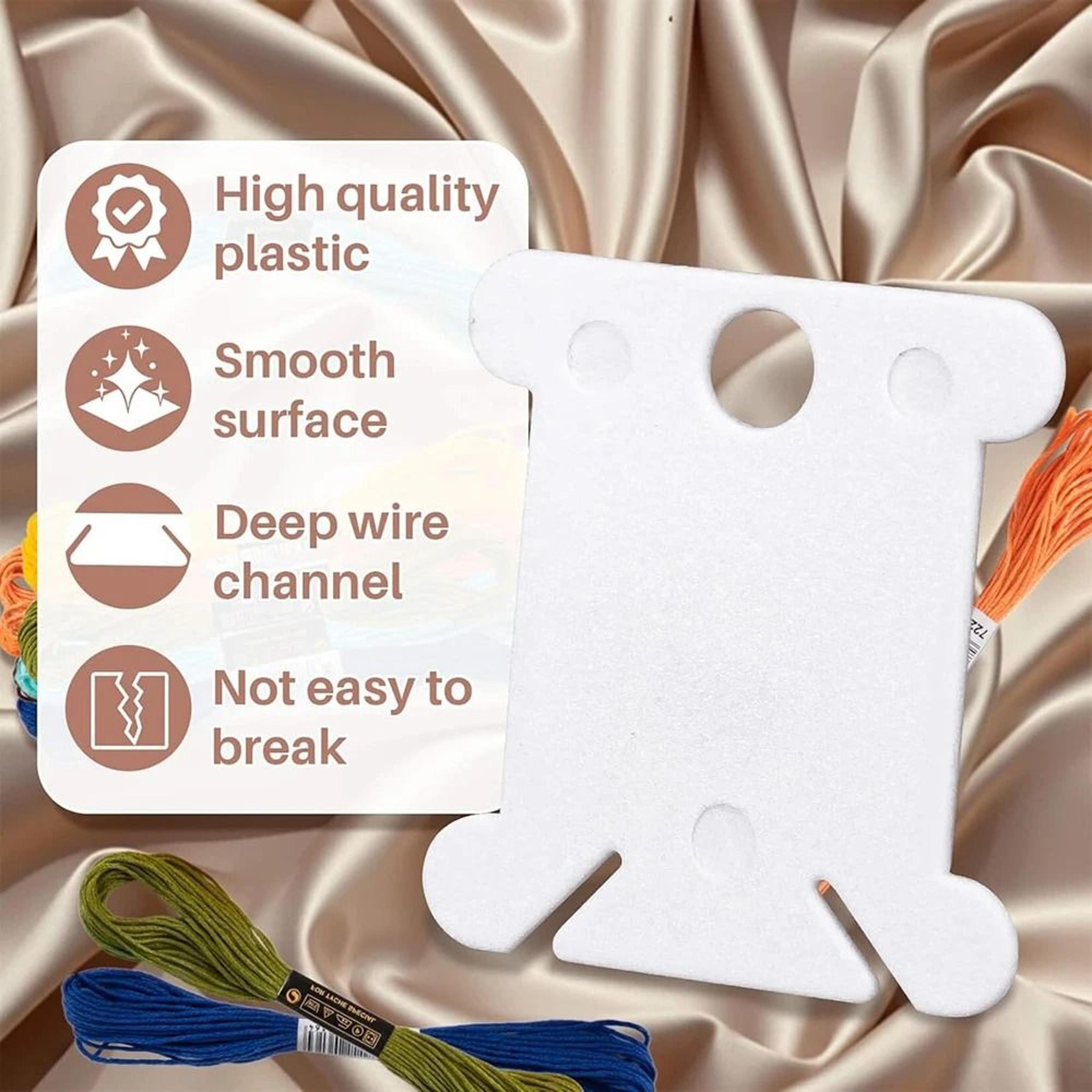 Plastic Embroidery Floss Bobbin Winder For Faster Tangle Free Thread Storage 5