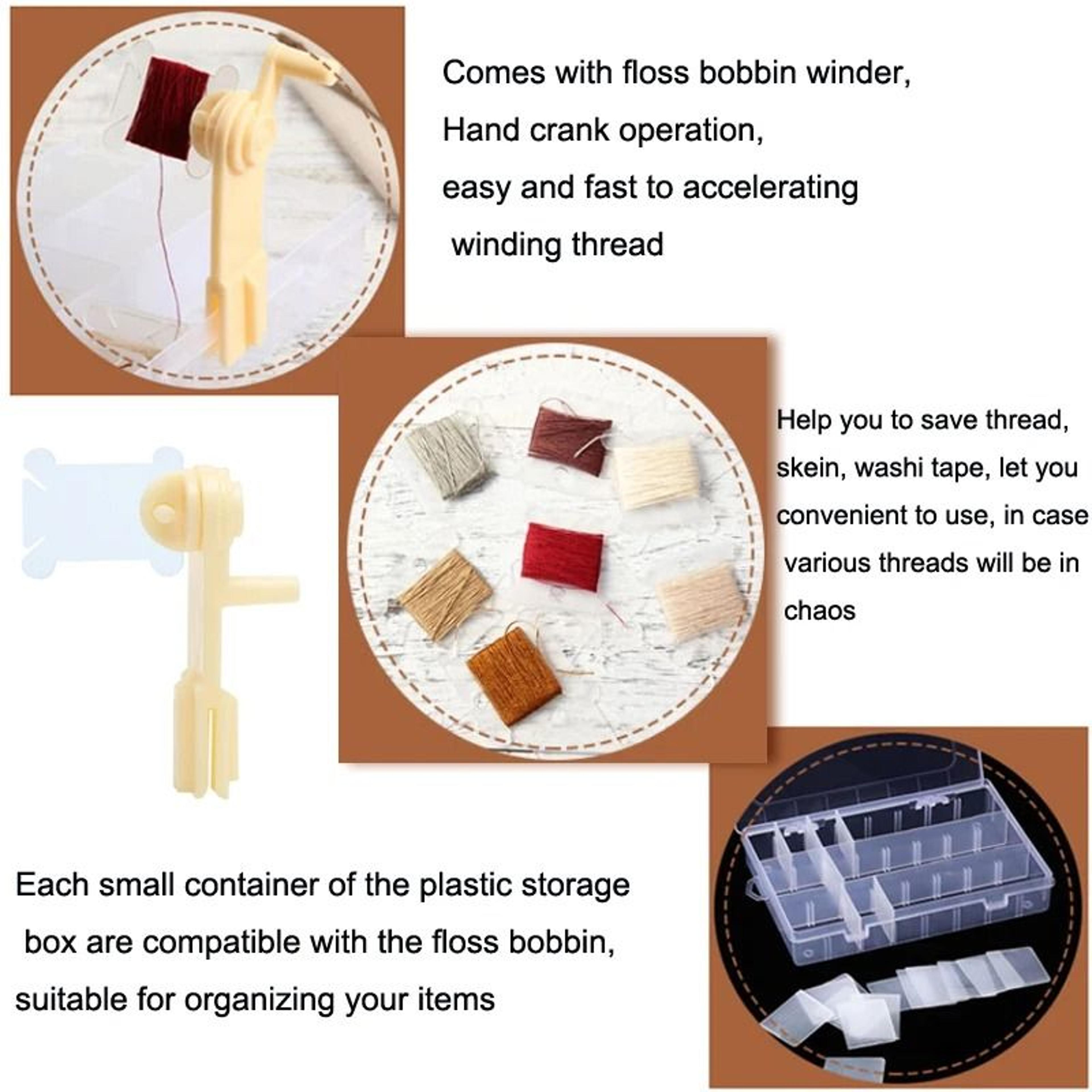 Thirty Six Grid Embroidery Floss Organizer For Tangle Free Thread Storage 29