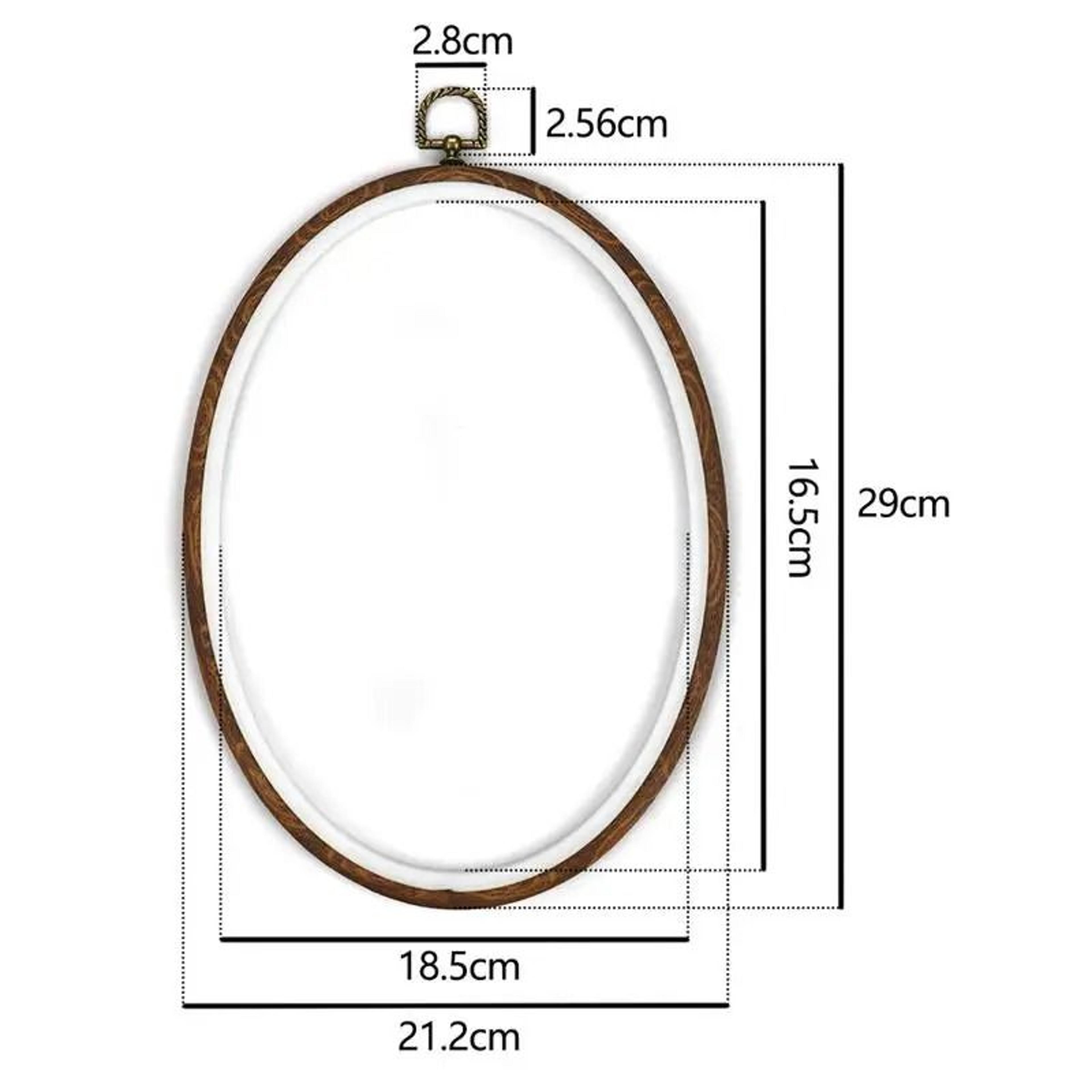 Retro Square Plastic Embroidery Hoop For Stable Stitching And Decorative Display 11